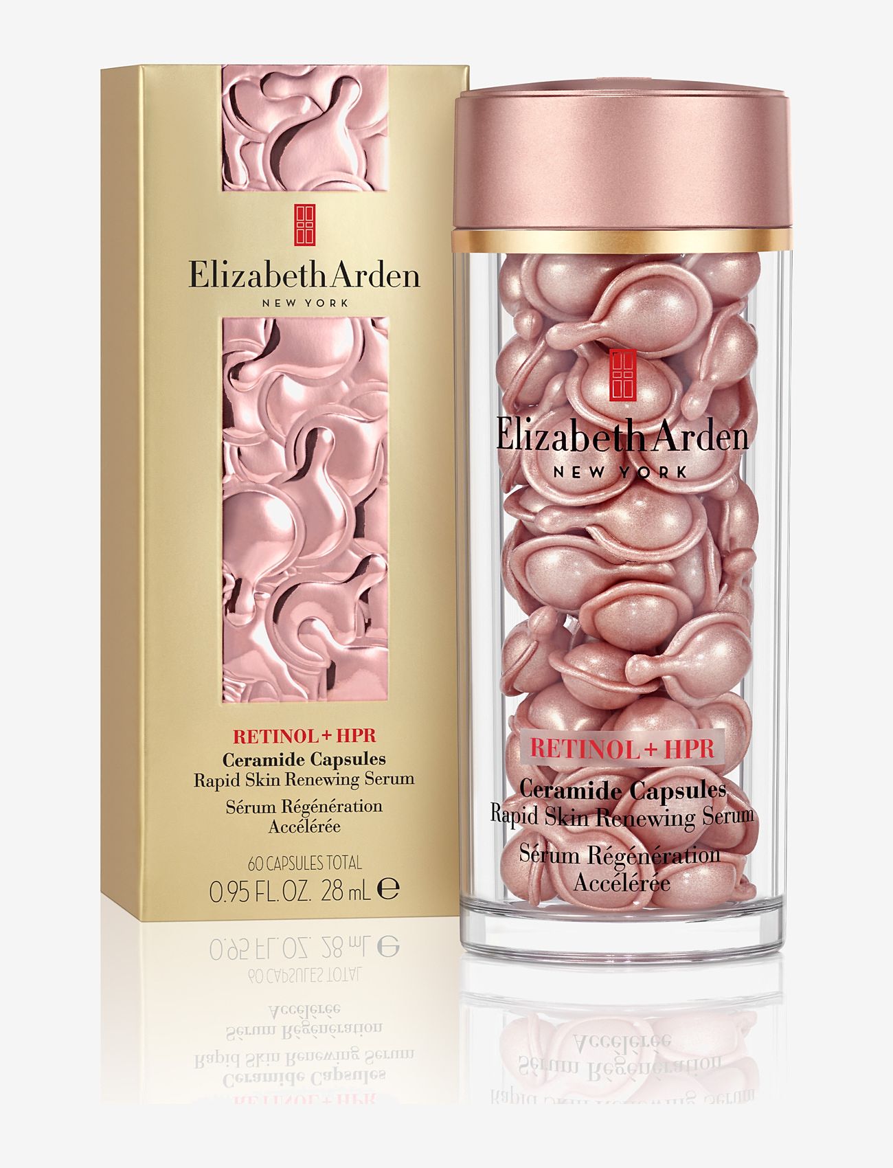 Elizabeth Arden - Elizabeth Arden Ceramide Capsules Retinol + hpr serum 60 pcs 28 ML - serum & oljor  - clear - 1