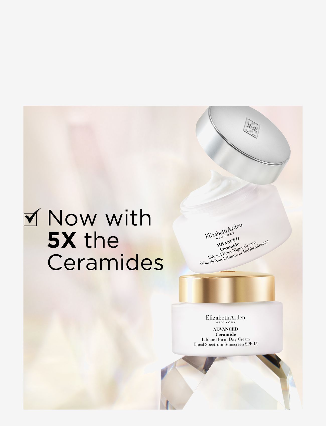 Elizabeth Arden - Ceramide Lift&Firm Day cream spf 15 50 ML - sommarens hudvård  - no colour - 3
