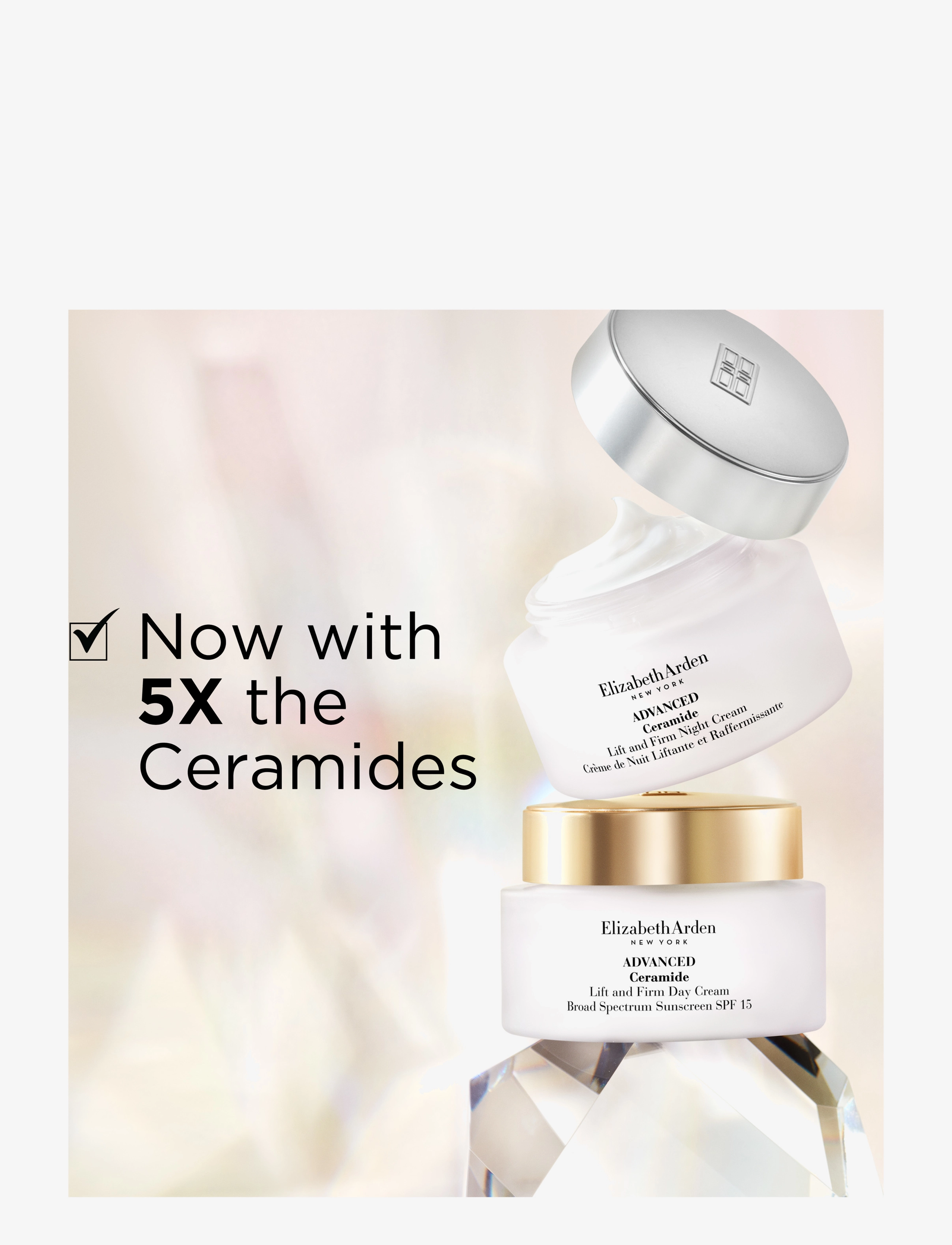 Elizabeth Arden - Ceramide Lift&Firm Day cream spf 15 50 ML - sommerens hudpleje - no colour - 3