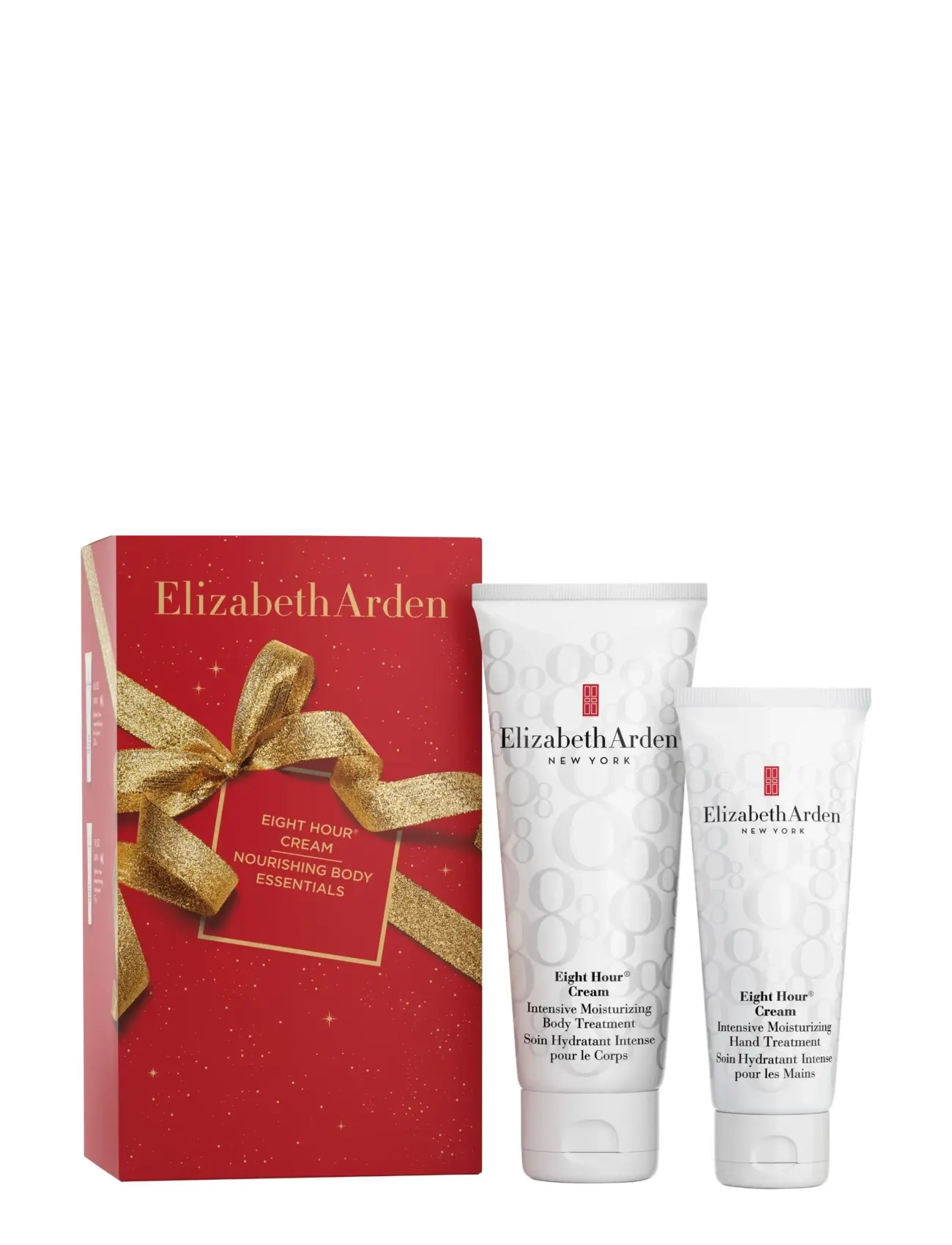 Elizabeth Arden Eight Hour Cream 8H Hand 75Ml/8H Body Lotion 200Ml 275.00 Ml, Skincare Sæt, Nude, Str: 275 ML
