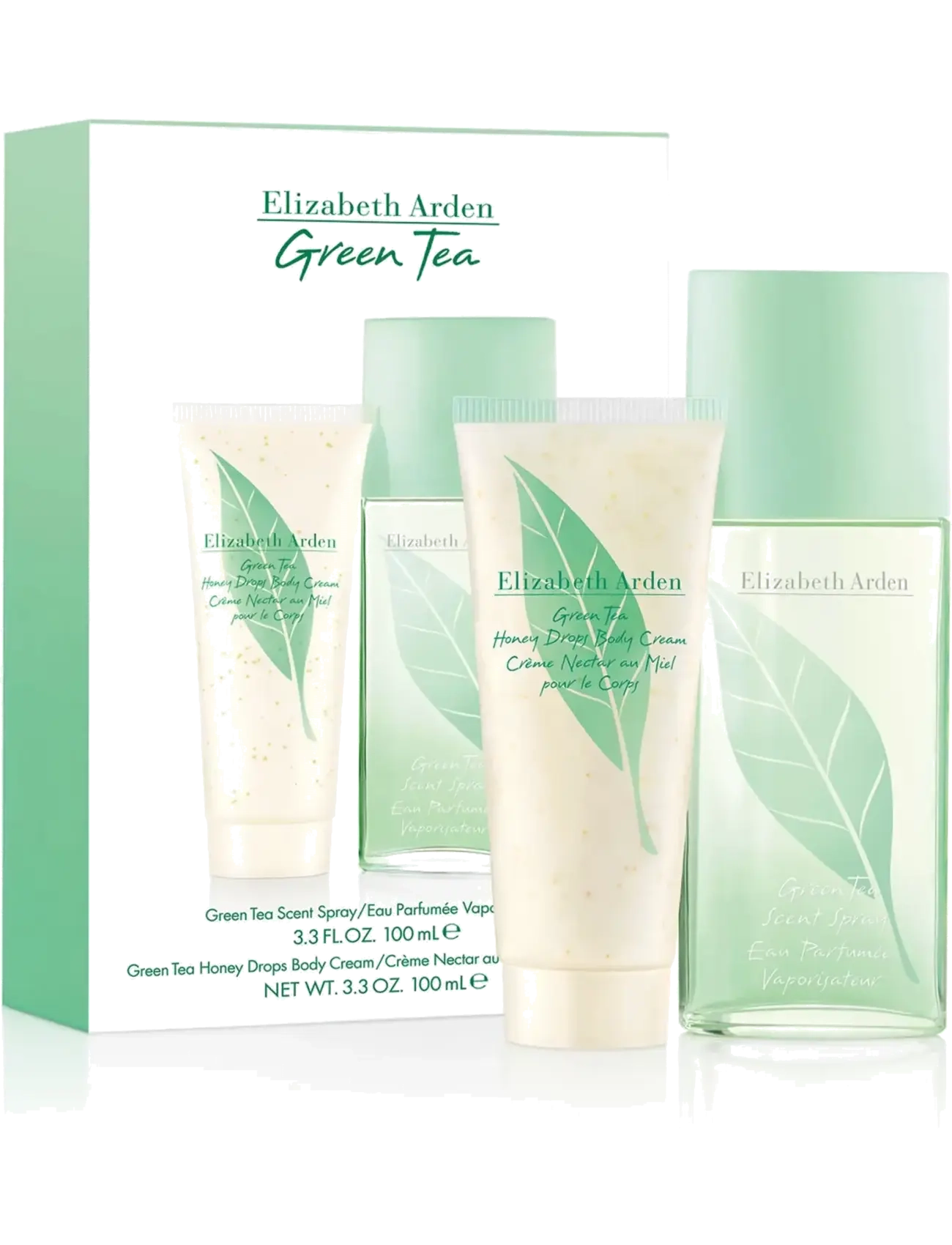 Elizabeth Arden - Green Tea Gt scent spray 100ml/gt honey drops body cream 100ml 200 ml - lotion & creme - clear - 1