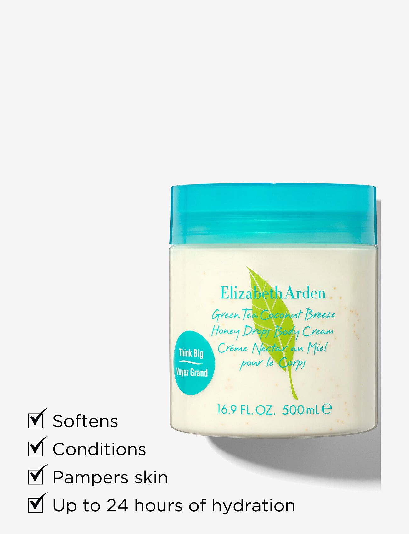 Elizabeth Arden - Elizabeth Arden Green Tea Coconut Breeze Body cream 500 ML - lotion & creme - clear - 1