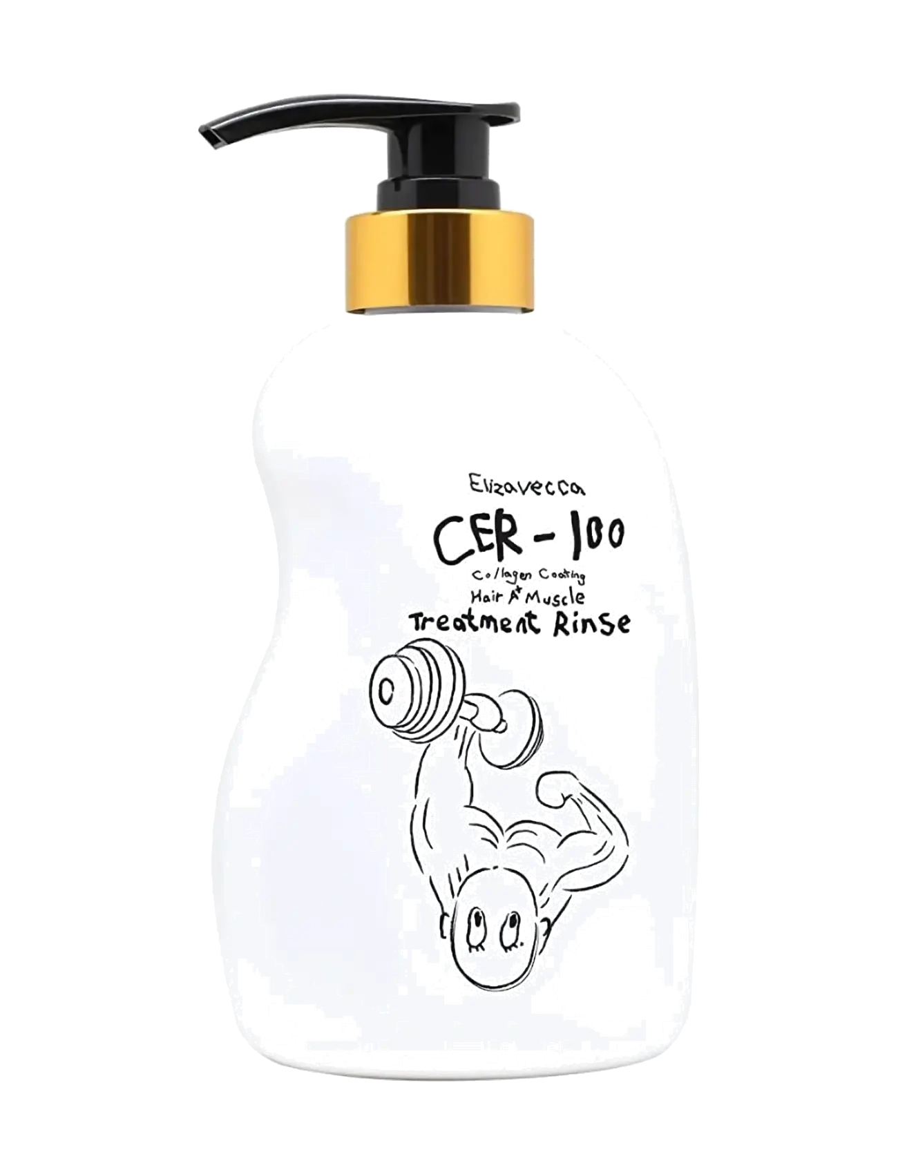Elizavecca - Cer-100 Collagen Coating Hair A+ Muscle Treatment Rinse, Hair Ansigtsmaske, Nude, Str: 500 ML