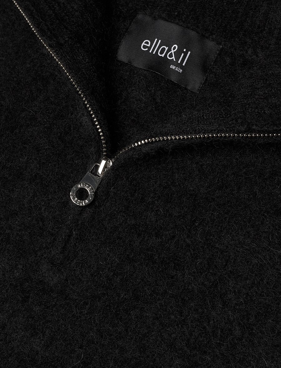 ella&il - Belinda Chunky High Neck - halsvärmare - black - 2
