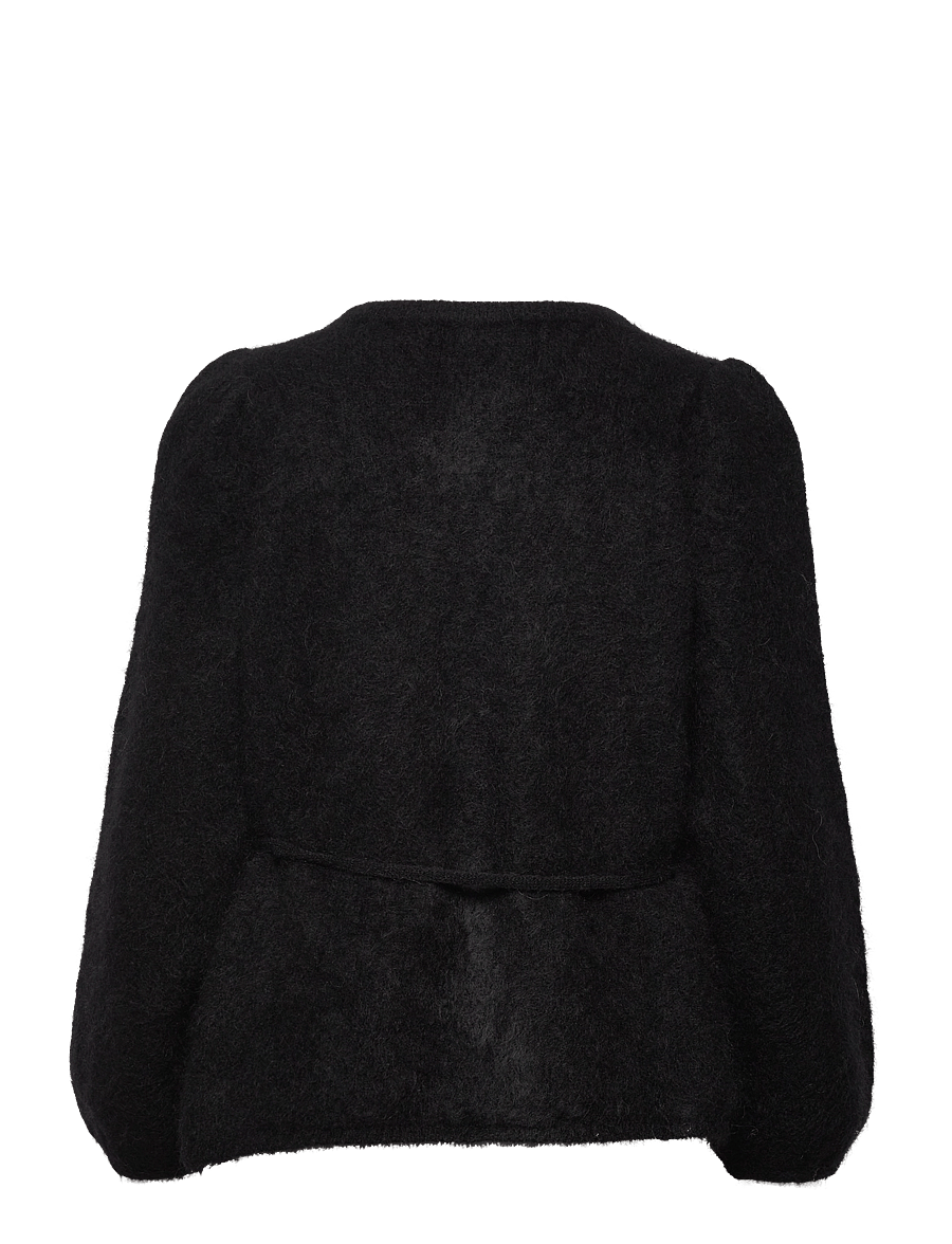 ella&il - Fredrikke Chunky Cardigan - strickjacken - black - 1