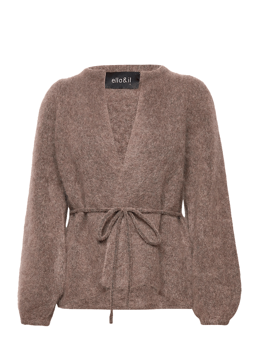 ella&il - Fredrikke Chunky Cardigan - strickjacken - brown - 0