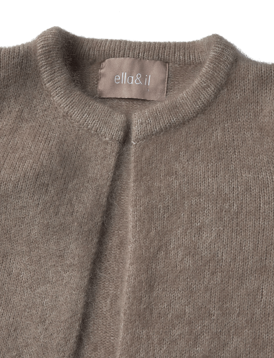 ella&il - Fredrikke Chunky Cardigan - cardigans - hazel beige - 2