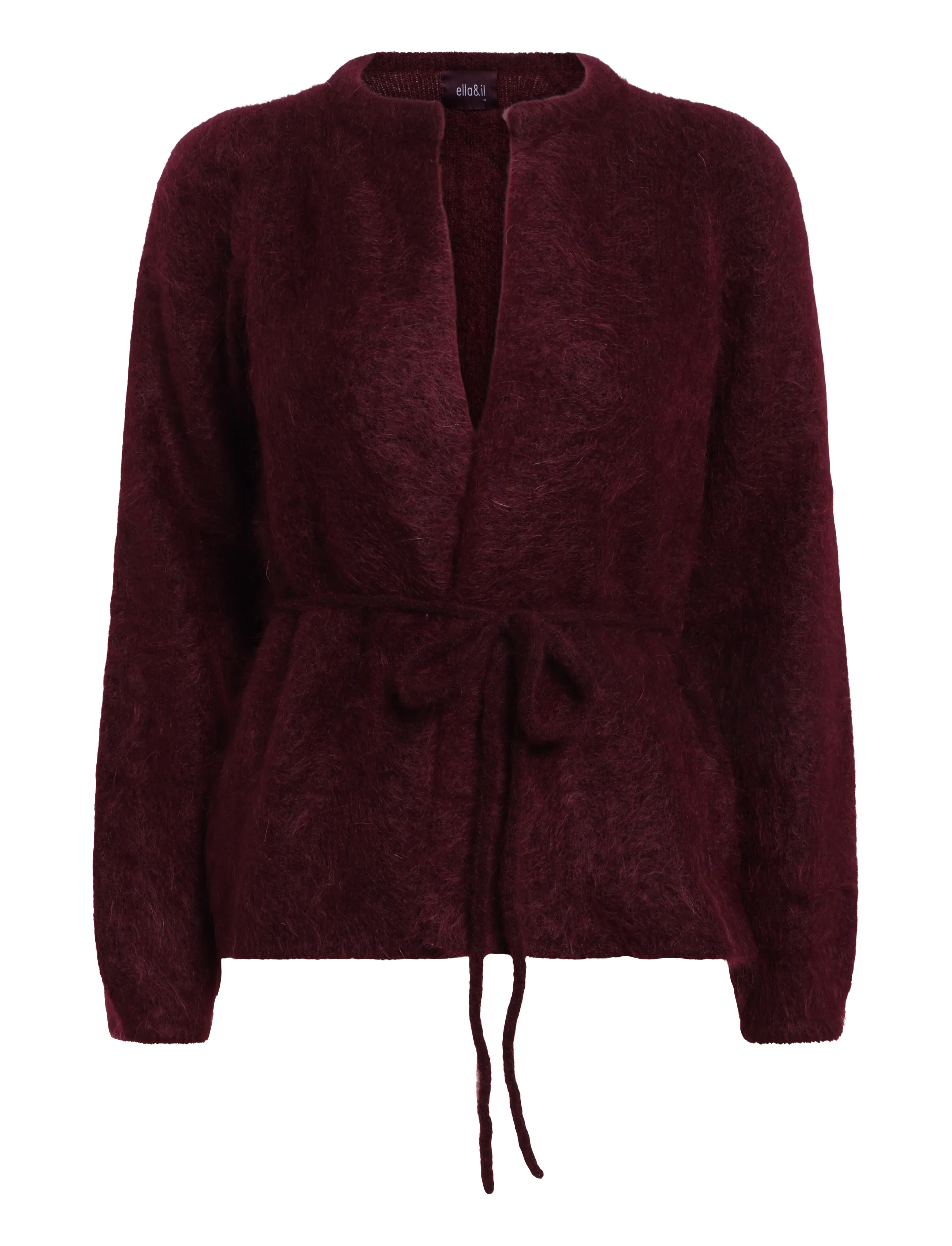 ella&il Fredrikke Chunky Cardigan - Kollektsioonid - OXBLOOD / burgundy