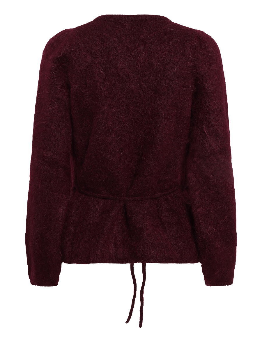ella&il - Fredrikke Chunky Cardigan - strickjacken - oxblood - 1