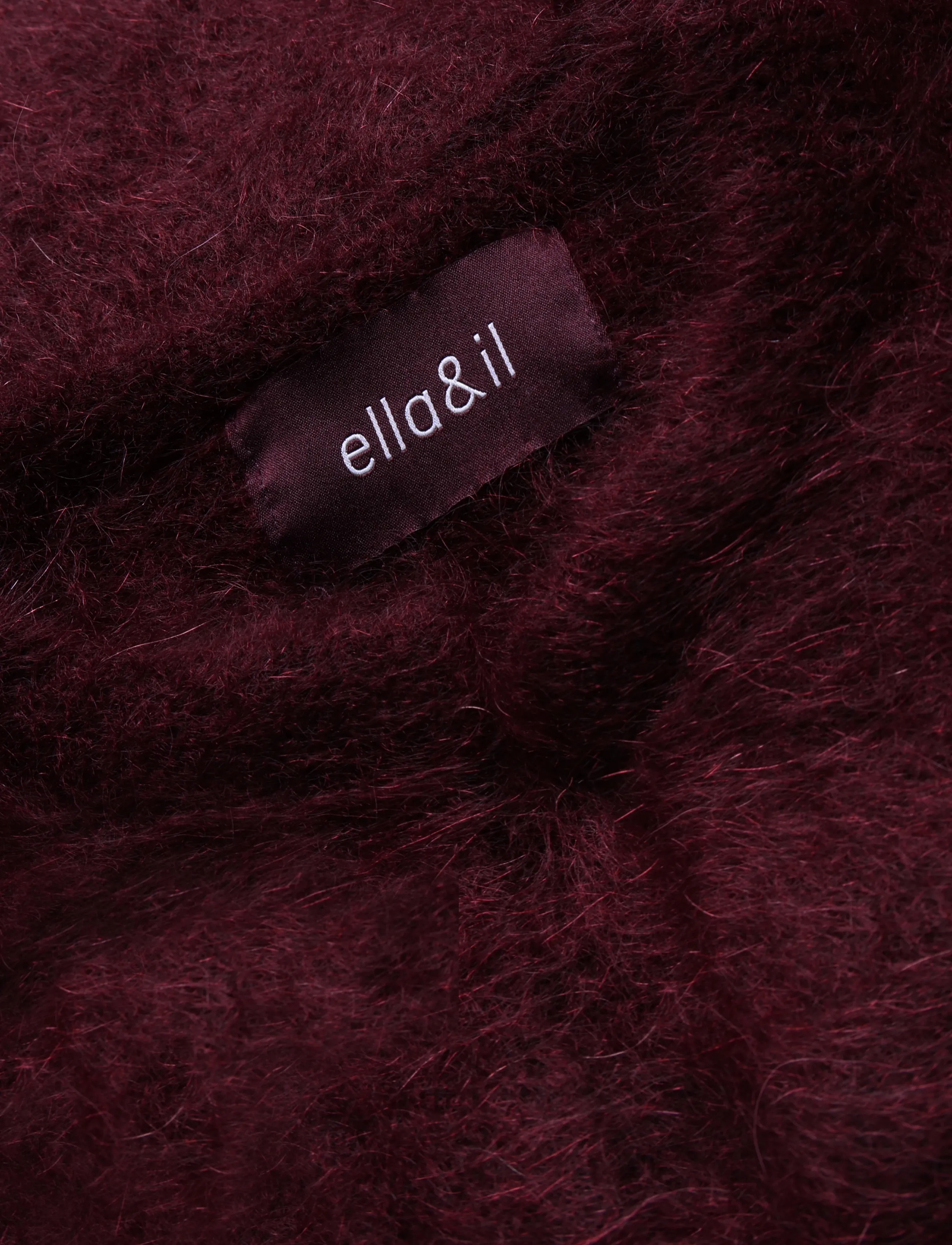 ella&il - Fredrikke Chunky Cardigan - strickjacken - oxblood - 2