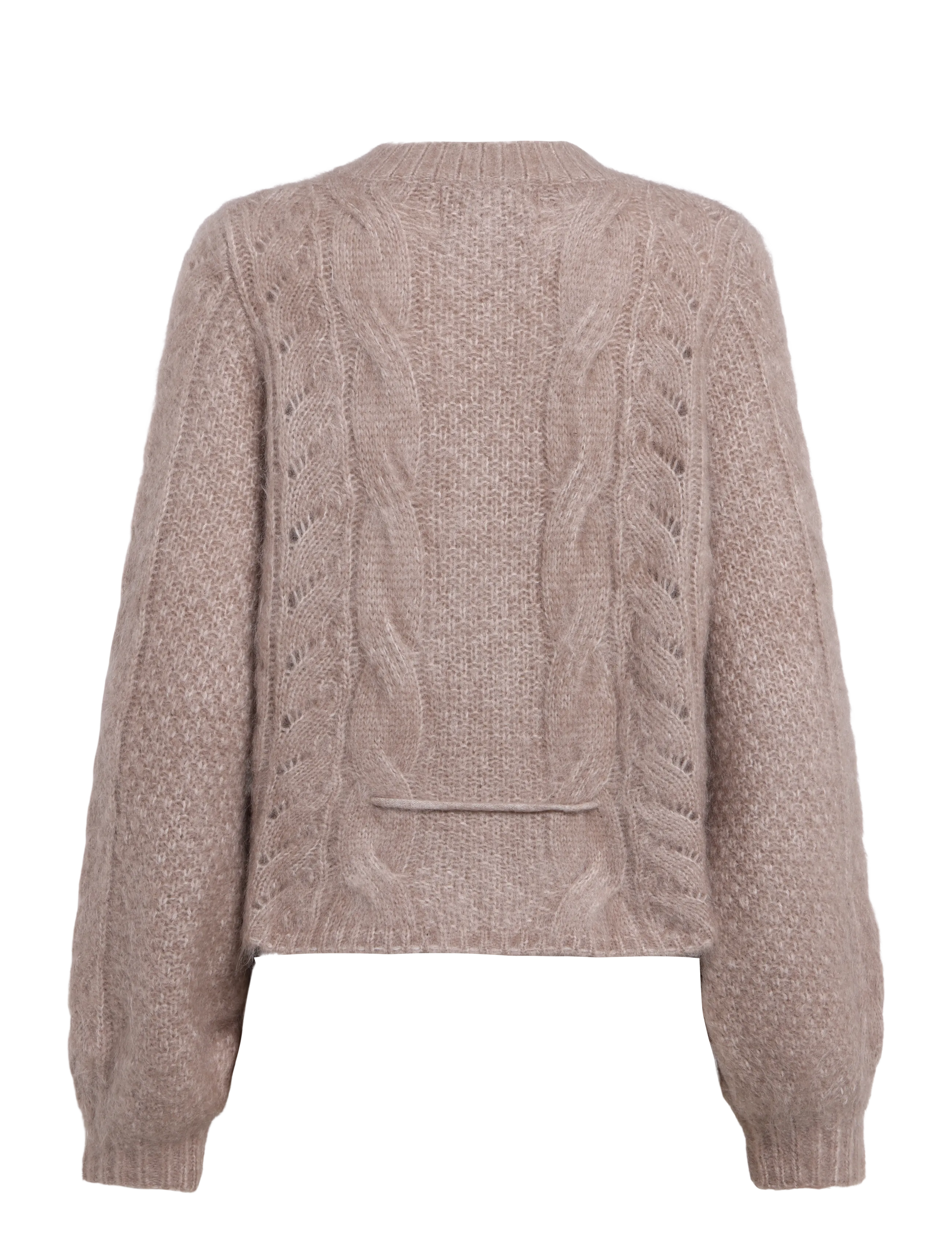 ella&il - Sophia Chunky Cardigan - cardigans - hazel beige - 1