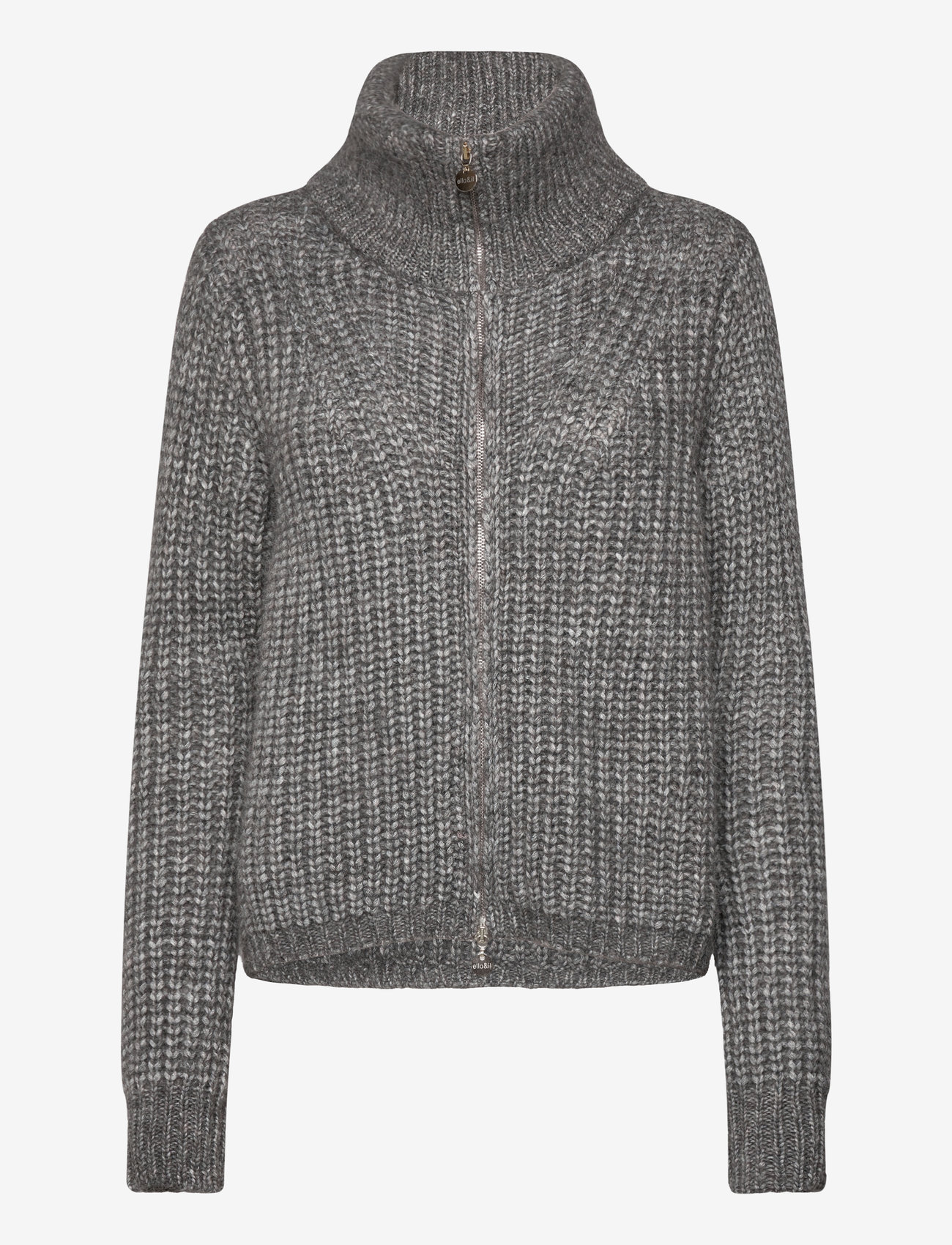 ella&il - Vicky chunky cardigan - grey - 0