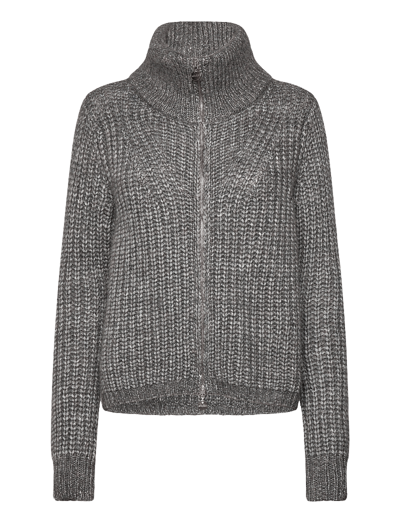 ella&il - Vicky chunky cardigan - cardigans - grey - 0