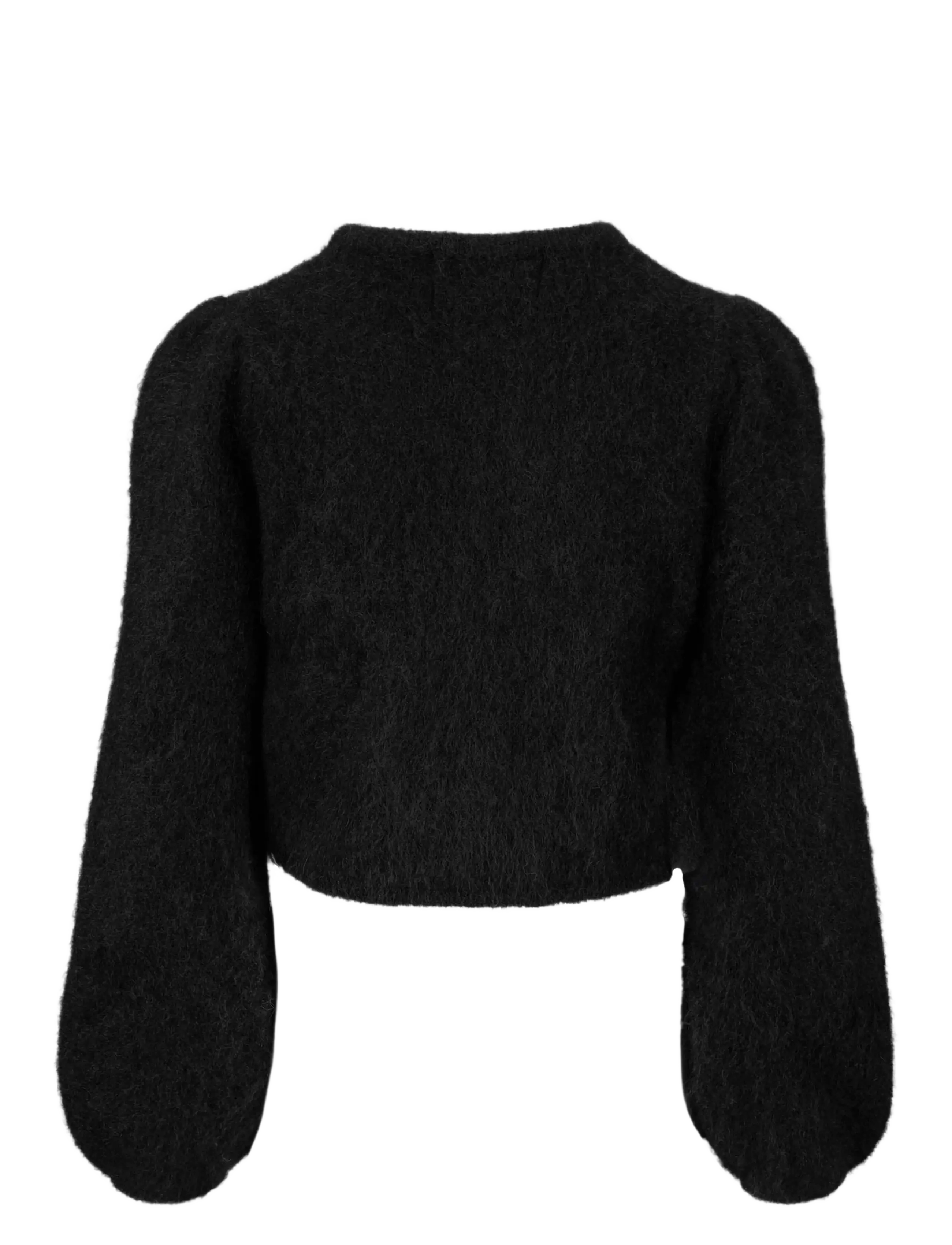 ella&il - Amelia Chunky Cardigan - strickjacken - black - 1