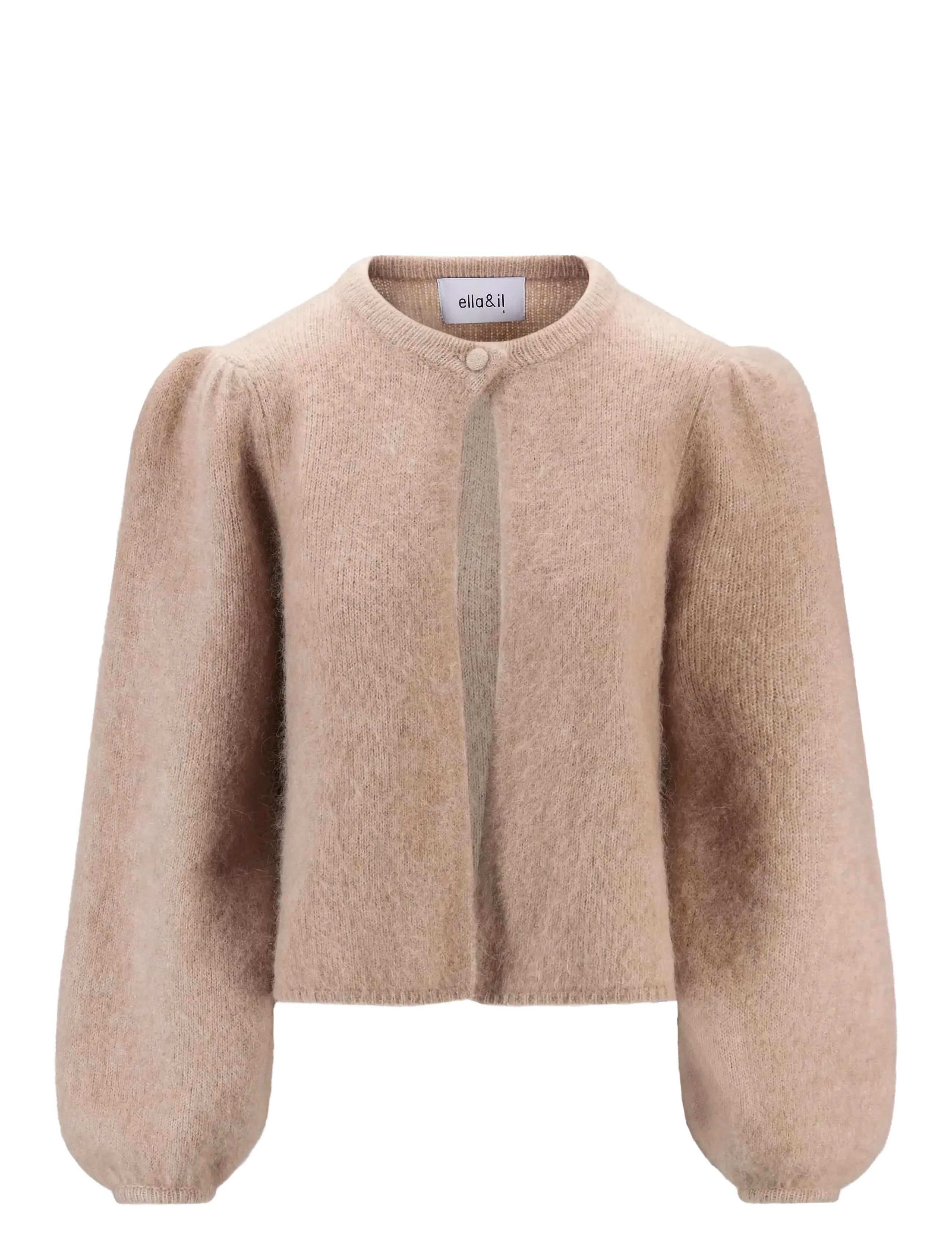 ella&il Amelia Chunky Cardigan - Strickjacken - HAZEL BEIGE / beige