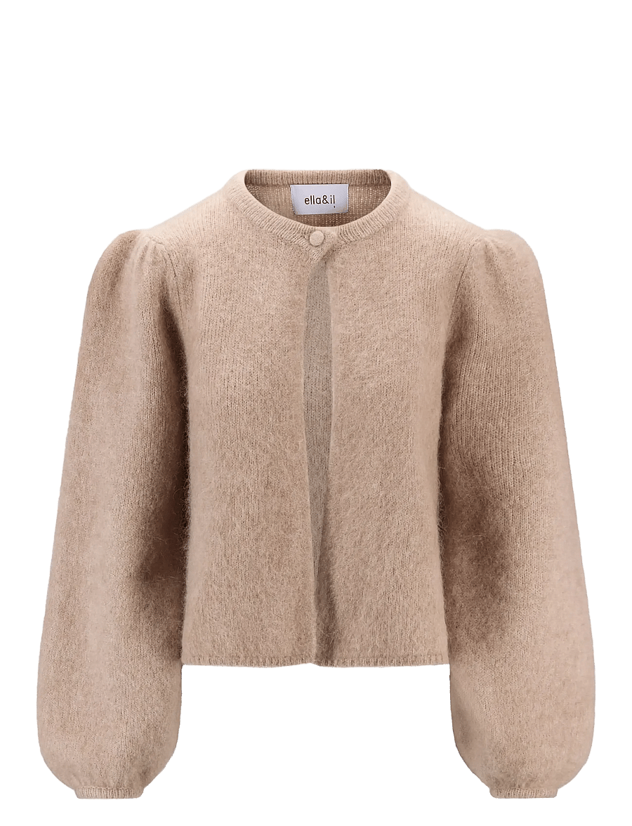 ella&il - Amelia Chunky Cardigan - strickjacken - hazel beige - 0