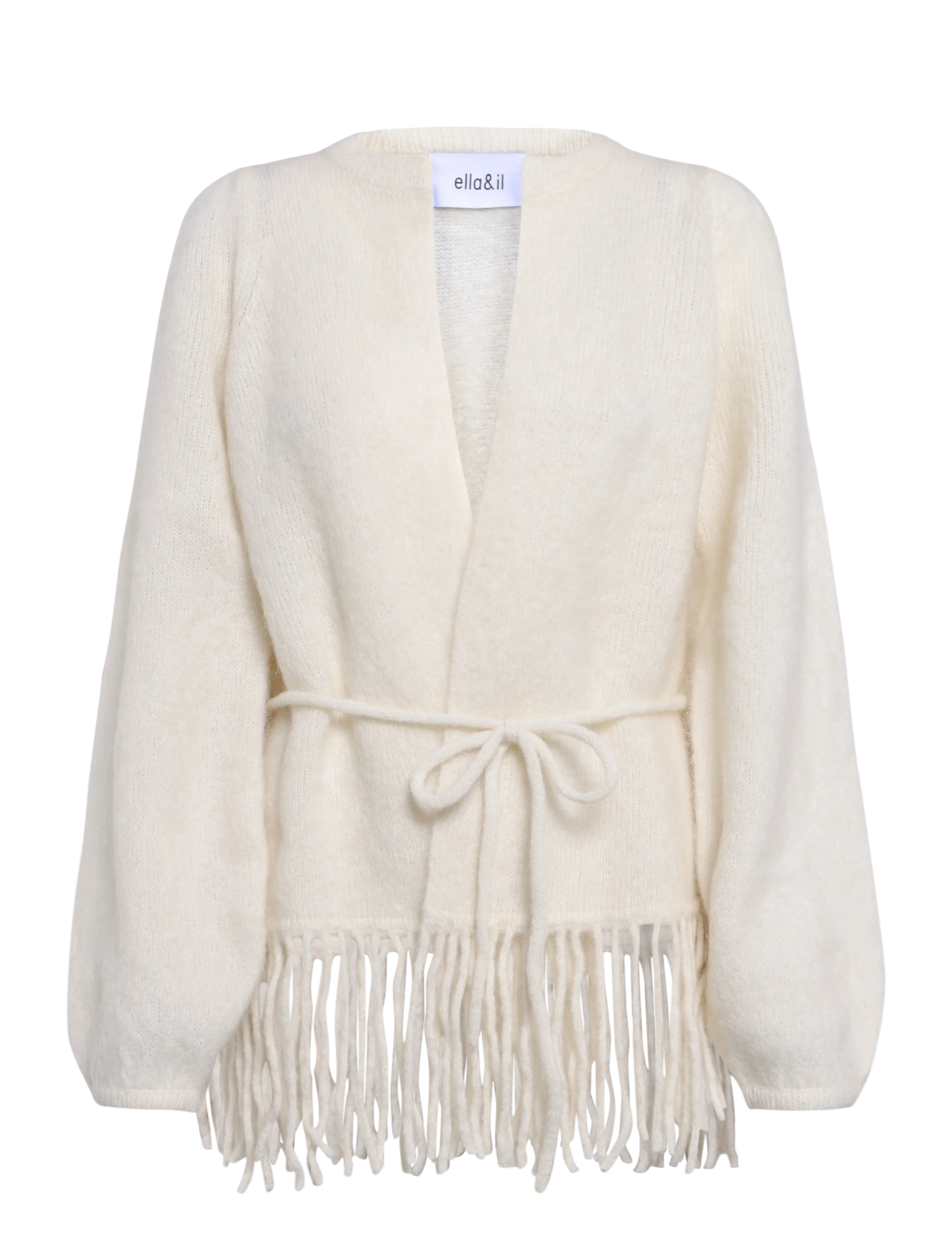 ella&il Fidele Chunky Cardigan - Riided - BRIGHT WHITE / white