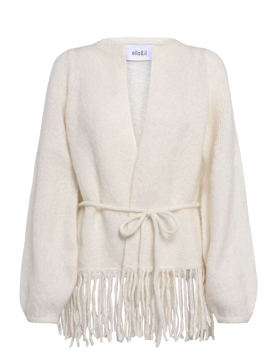 ella&il - Fidele Chunky Cardigan - strickjacken - bright white - 1