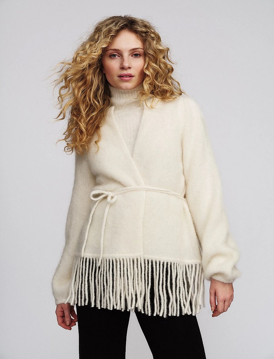 ella&il - Fidele Chunky Cardigan - kardiganid - bright white - 0