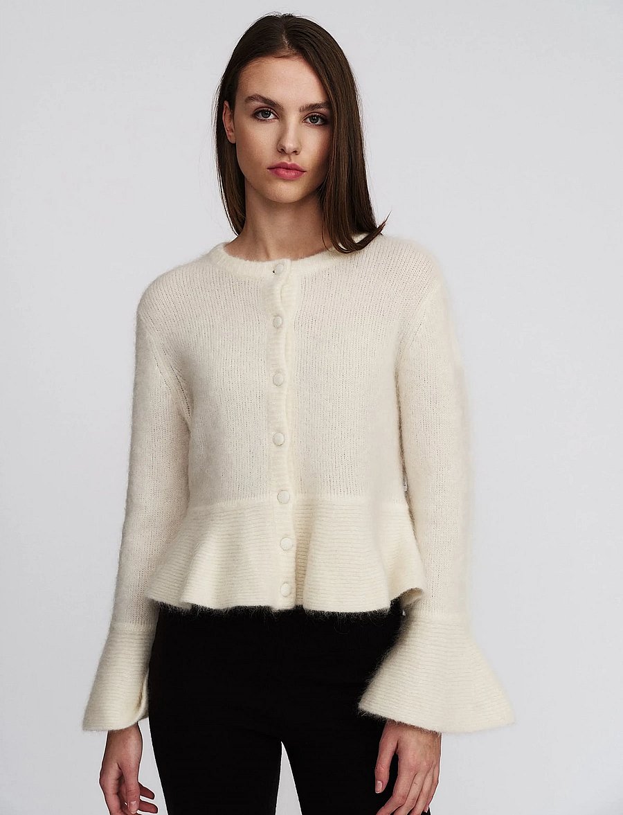 ella&il - Maren Chunky Cardigan - kardiganid - bright white - 0