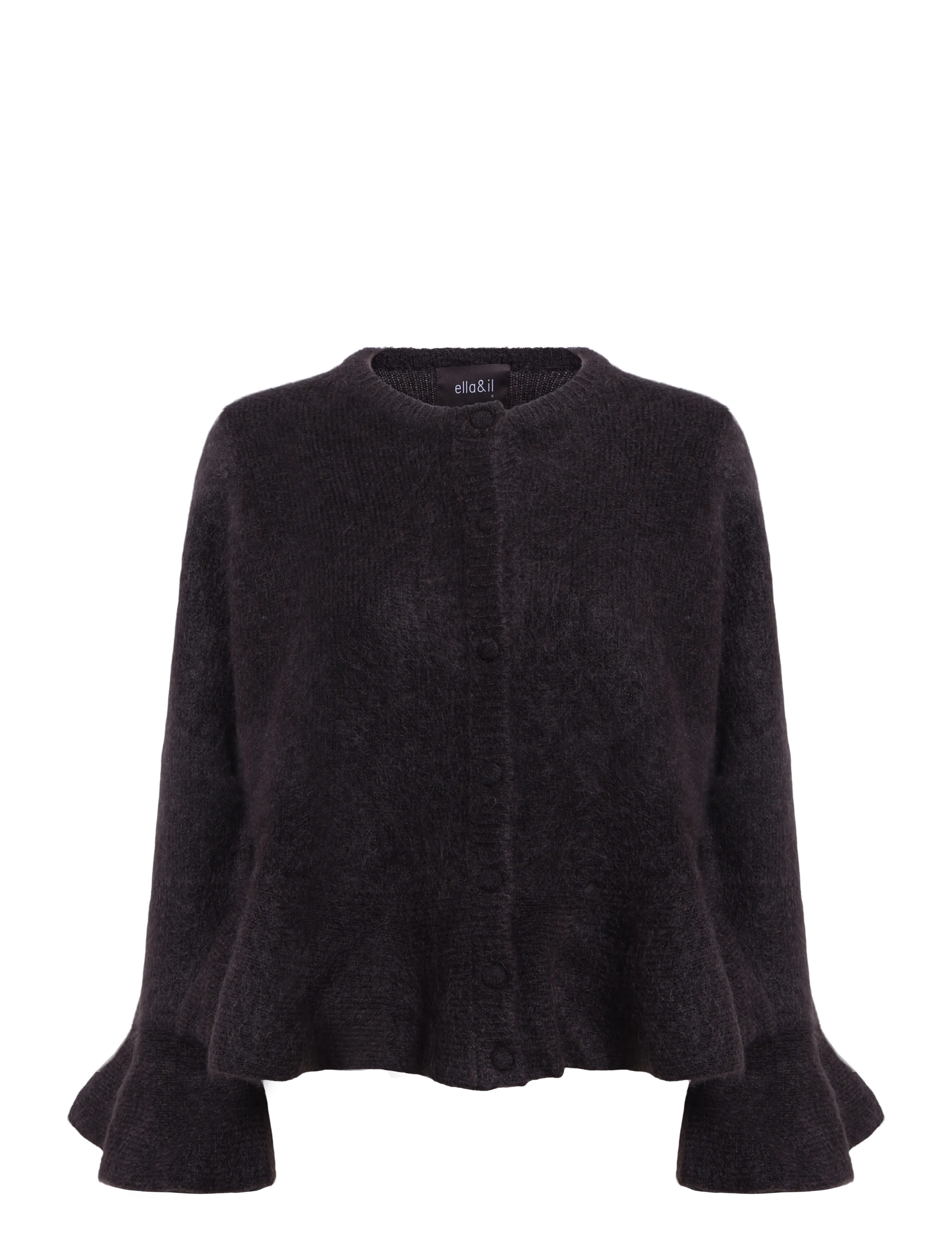 ella&il Maren Chunky Cardigan - Kleidung - DARK BROWN / brown