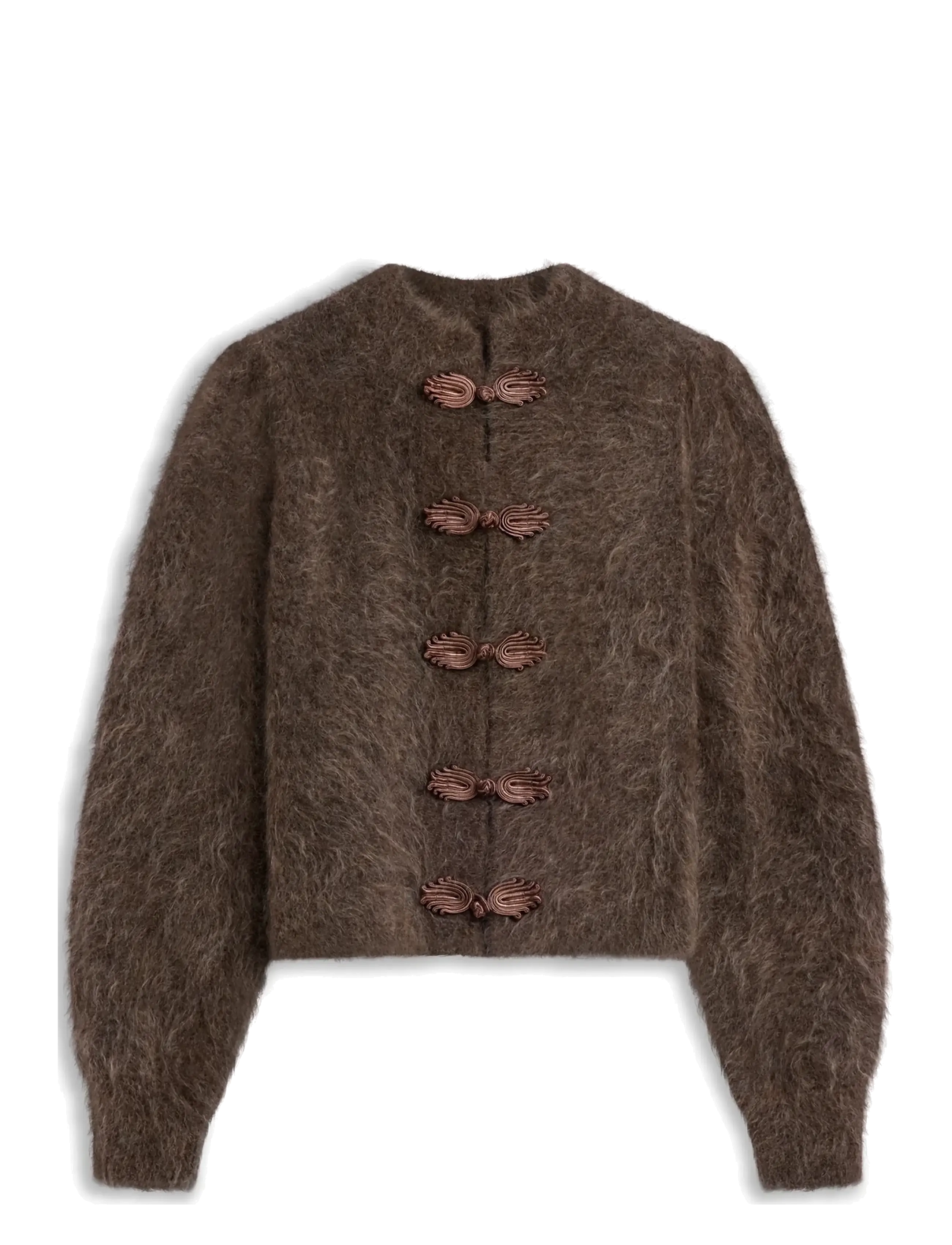 ella&il Shelley Chunky Cardigan - Kardiganid - BROWN / brown