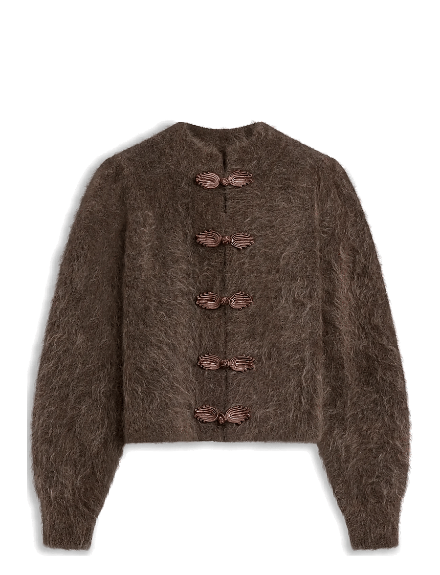 ella&il - Shelley Chunky Cardigan - kardiganid - brown - 1