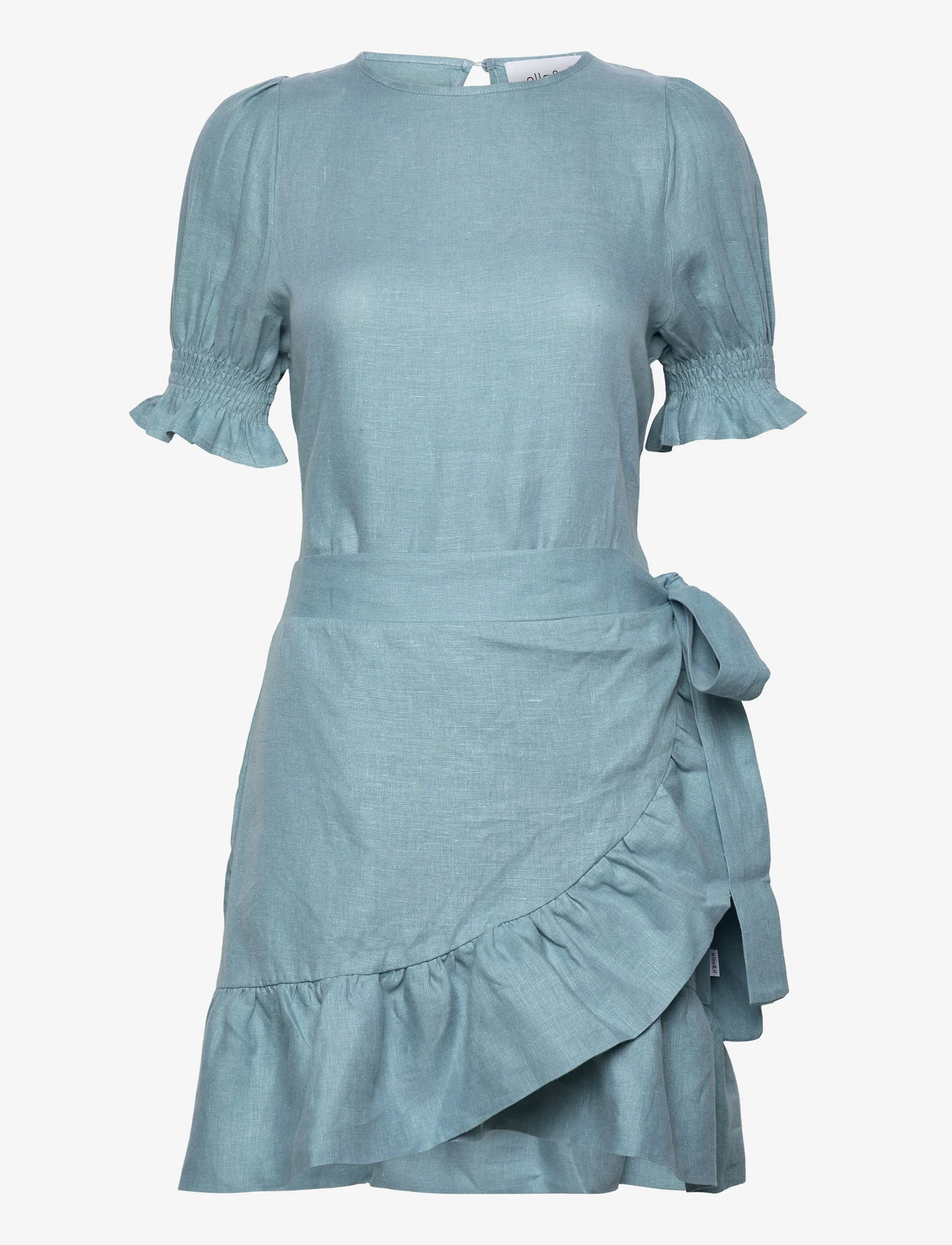 ella&il - Serena linen dress - dusty teal - 0