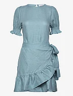 Serena linen dress - DUSTY TEAL