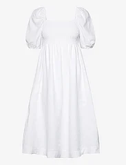 ella&il - Edda linen dress - juhlamuotia outlet-hintaan - white - 0
