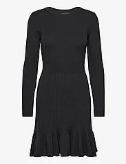 ella&il - Oline merino dress - strikkede kjoler - black - 0