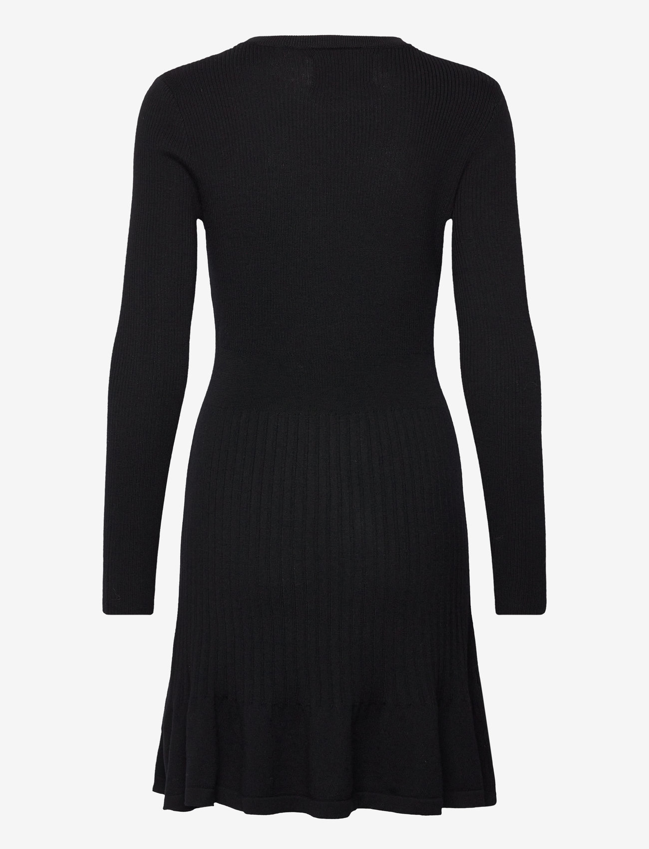 ella&il - Oline merino dress - kootud kleidid - black - 1