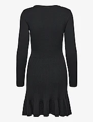 ella&il - Oline merino dress - strikkede kjoler - black - 1