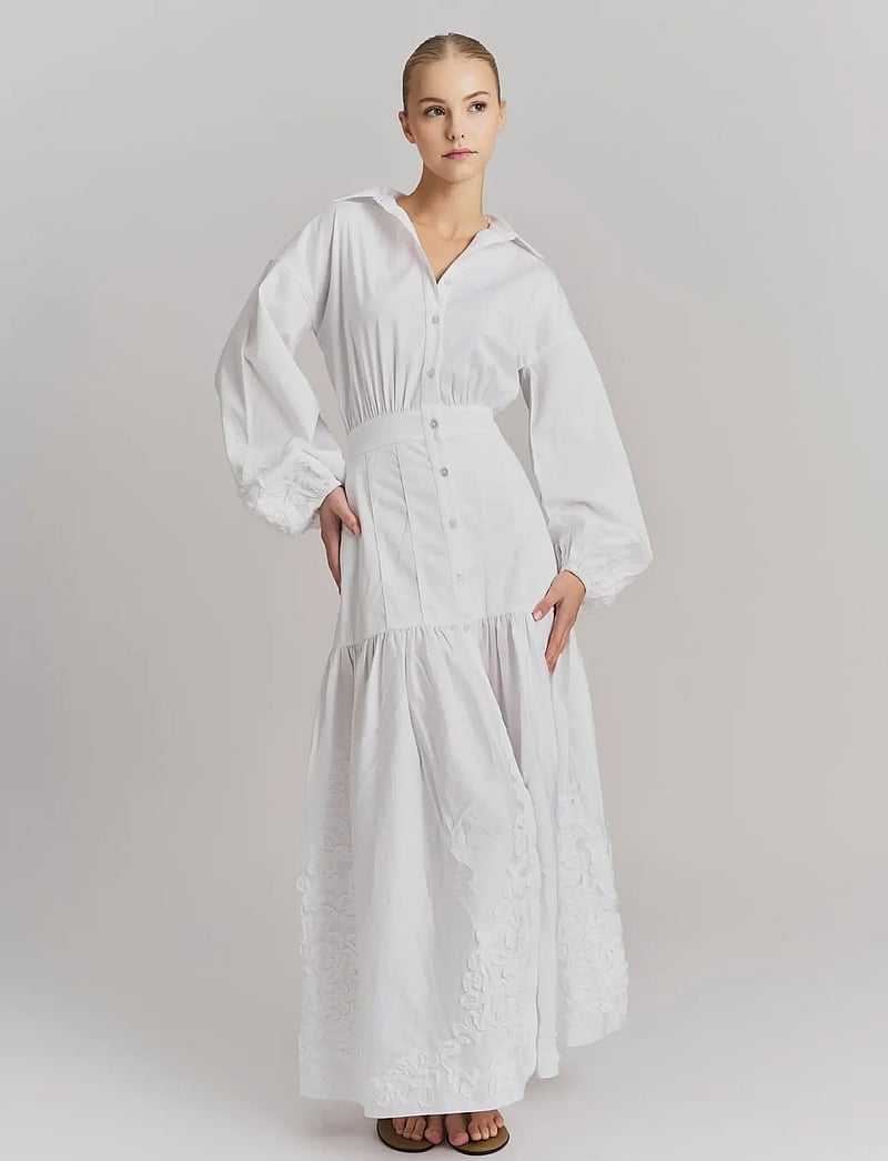ella&il - Penelope Embroidery Dress - sommerkjoler - white - 0