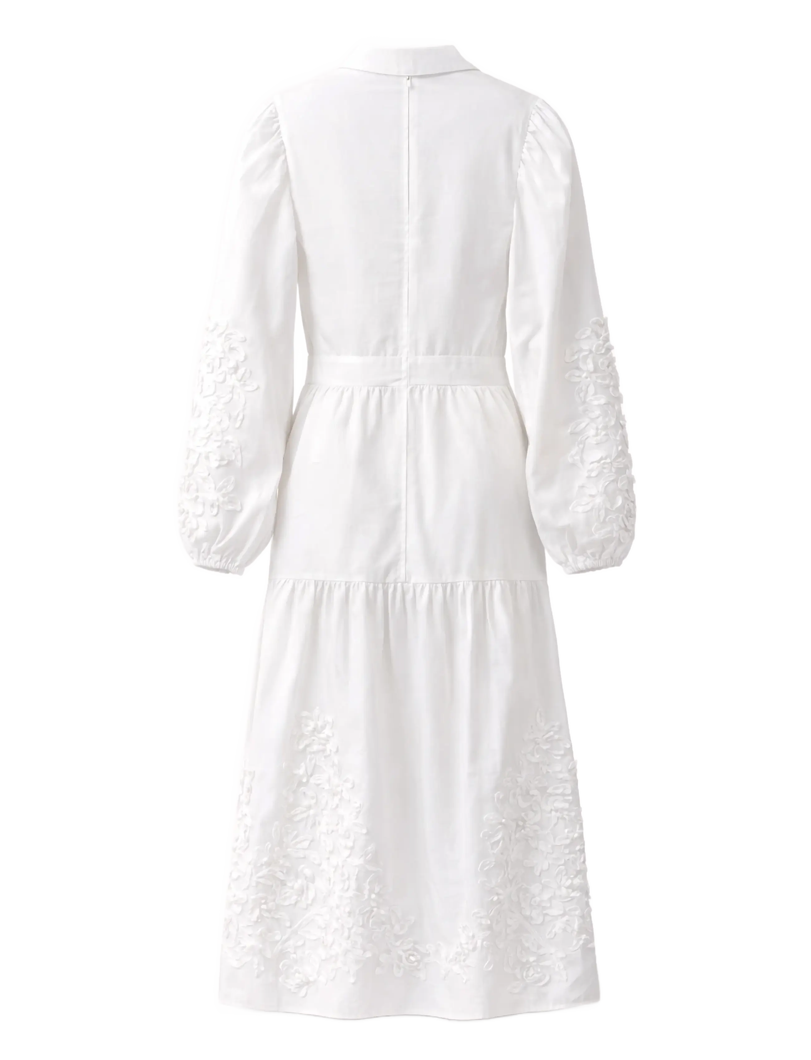 ella&il - Penelope Embroidery Dress - summer dresses - white - 2