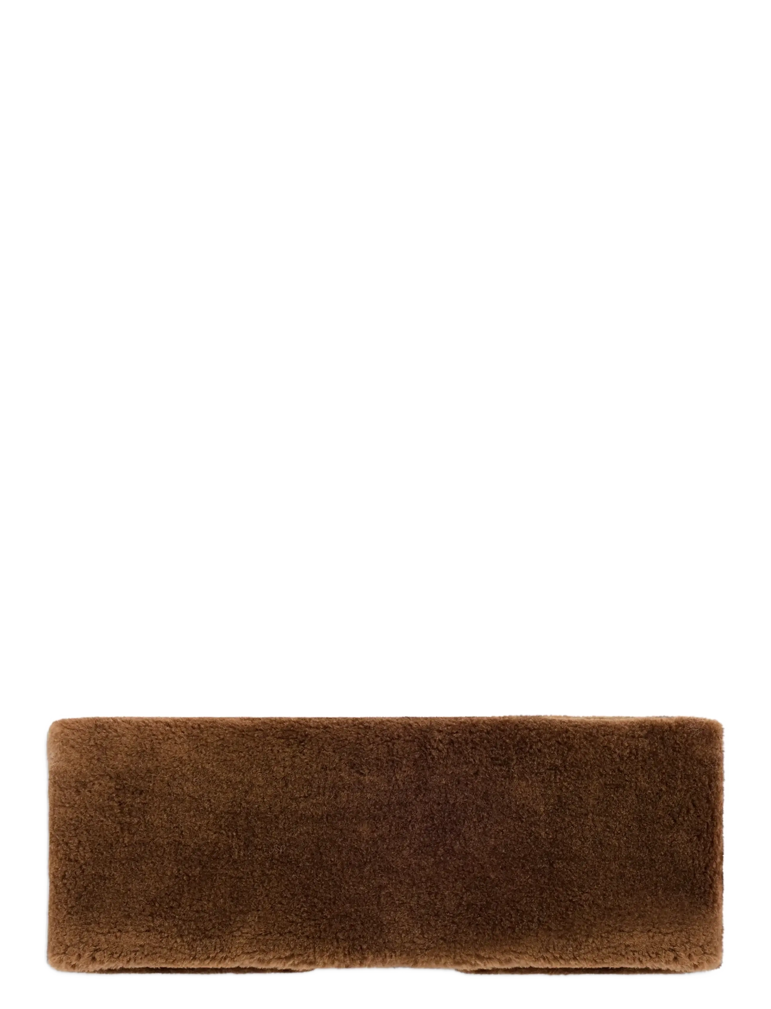ella&il Mie Shearling Headband - Headbands - BROWN / brown