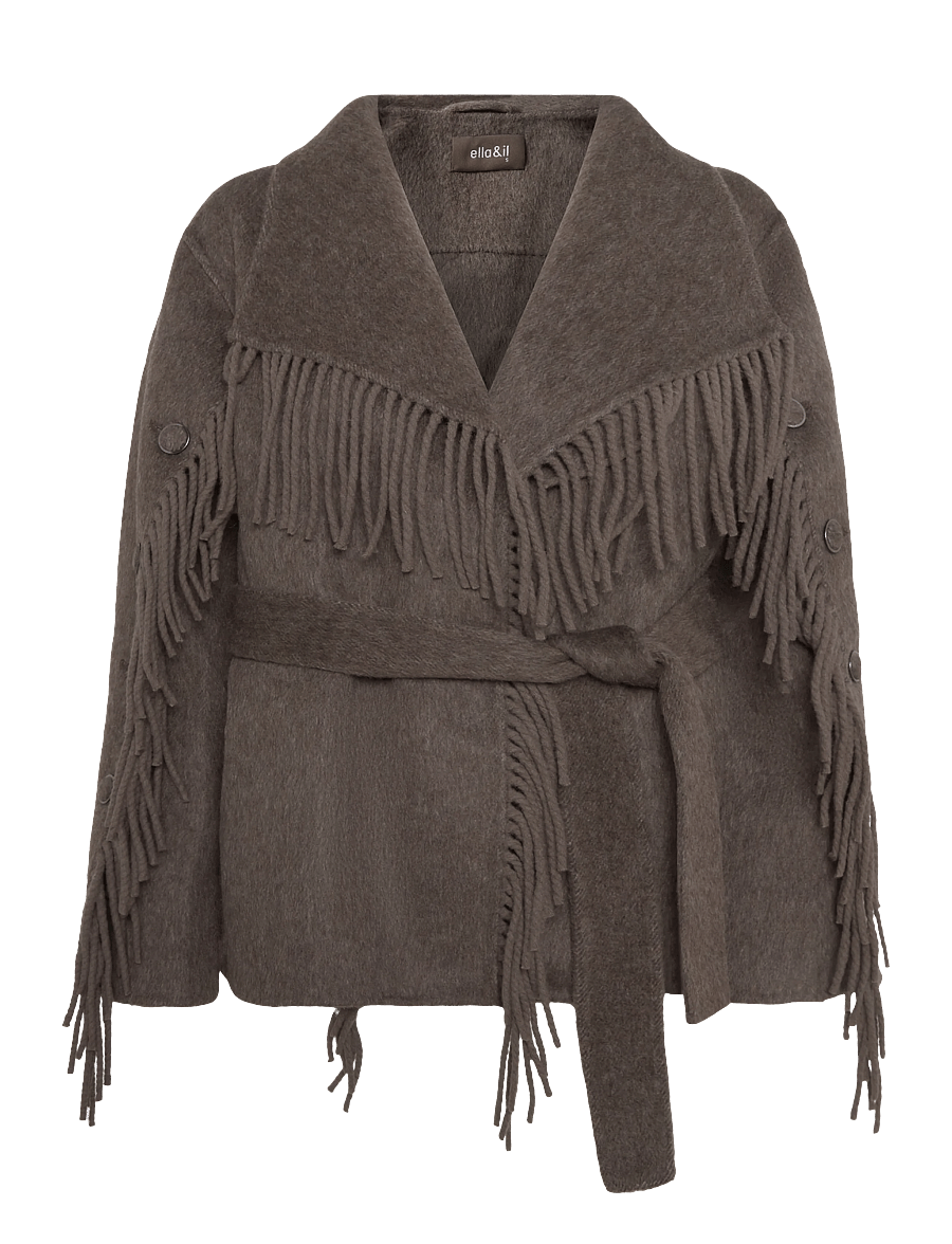 ella&il - Hedvig Jacket - villased jakid - dark brown - 1