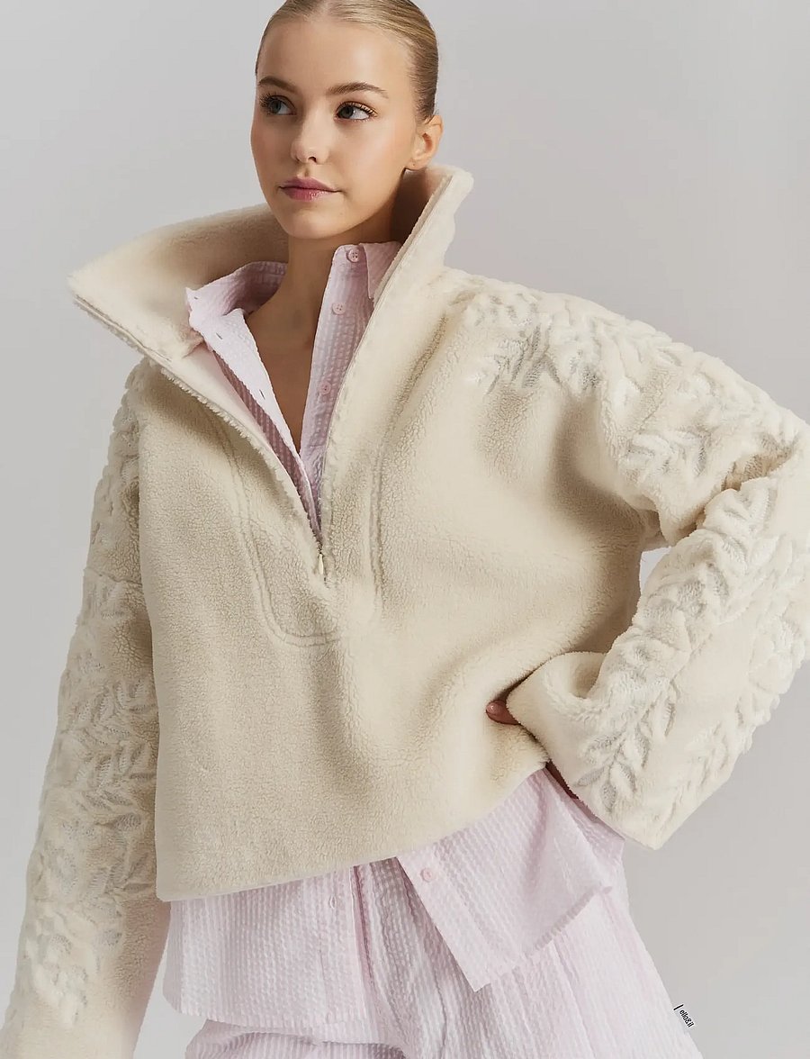 ella&il - Enya Fleece Half Zip - cream - 0
