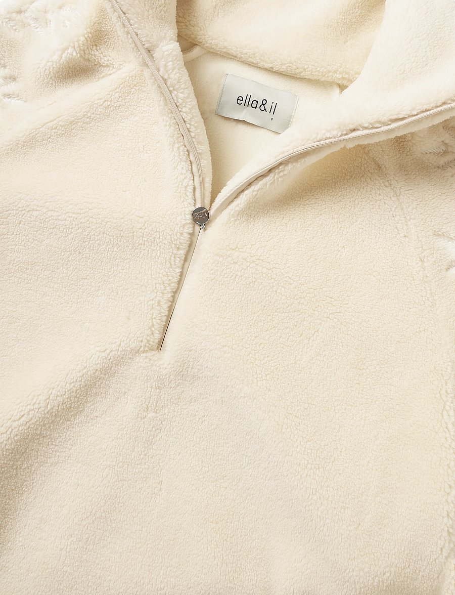 ella&il - Enya Fleece Half Zip - cream - 4