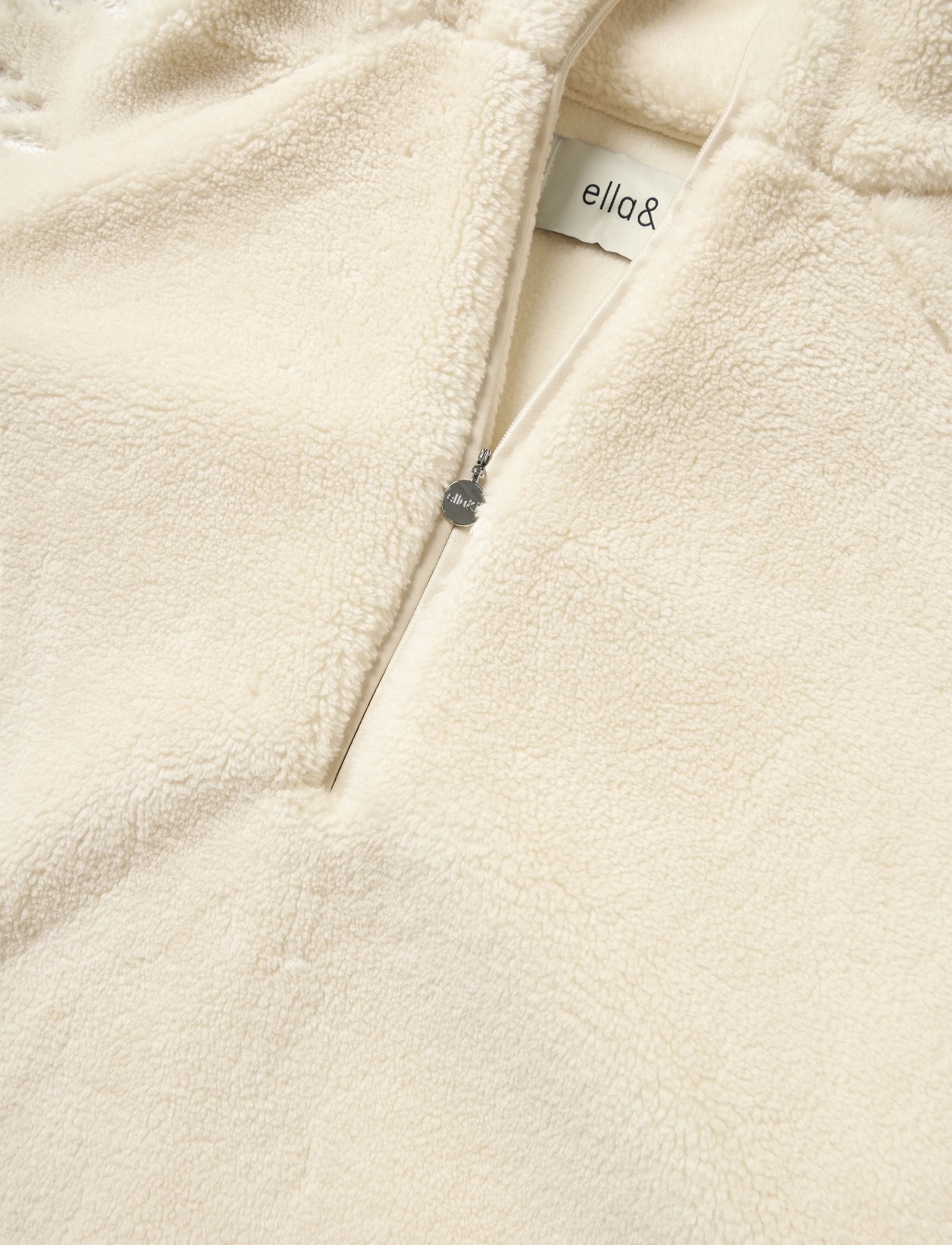 ella&il - Enya Fleece Half Zip - cream - 5
