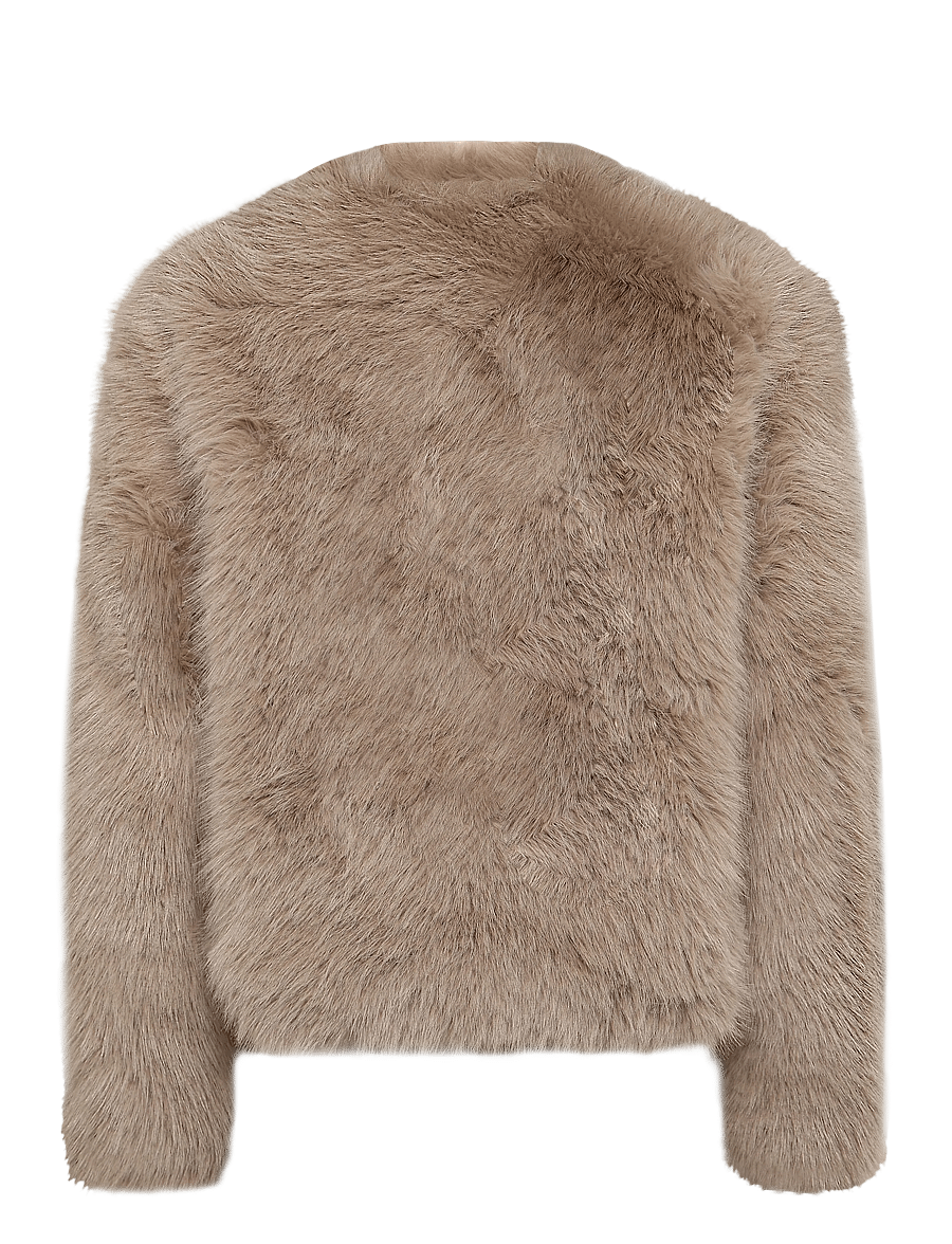 ella&il - Tora Fake Fur Jacket - kunstkarusnahk - beige - 0