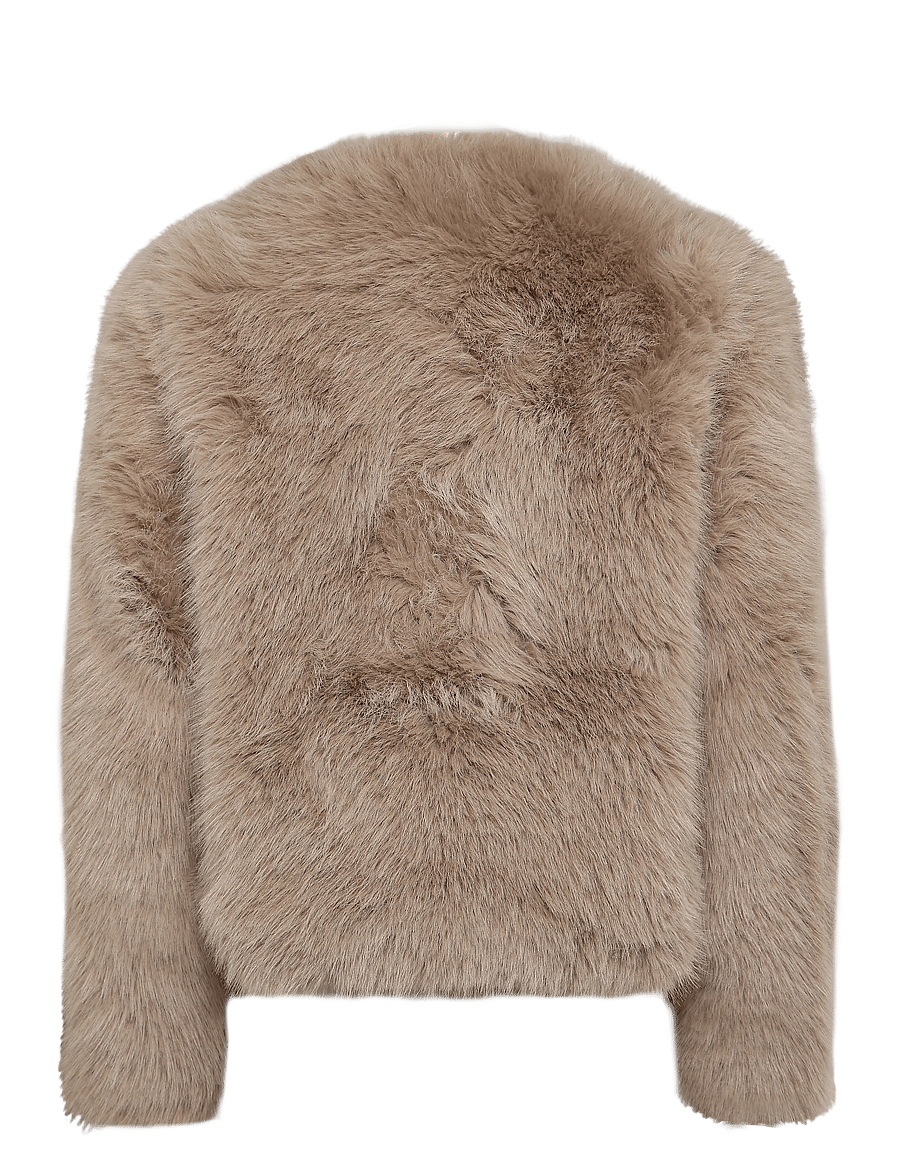 ella&il - Tora Fake Fur Jacket - kunstkarusnahk - beige - 1