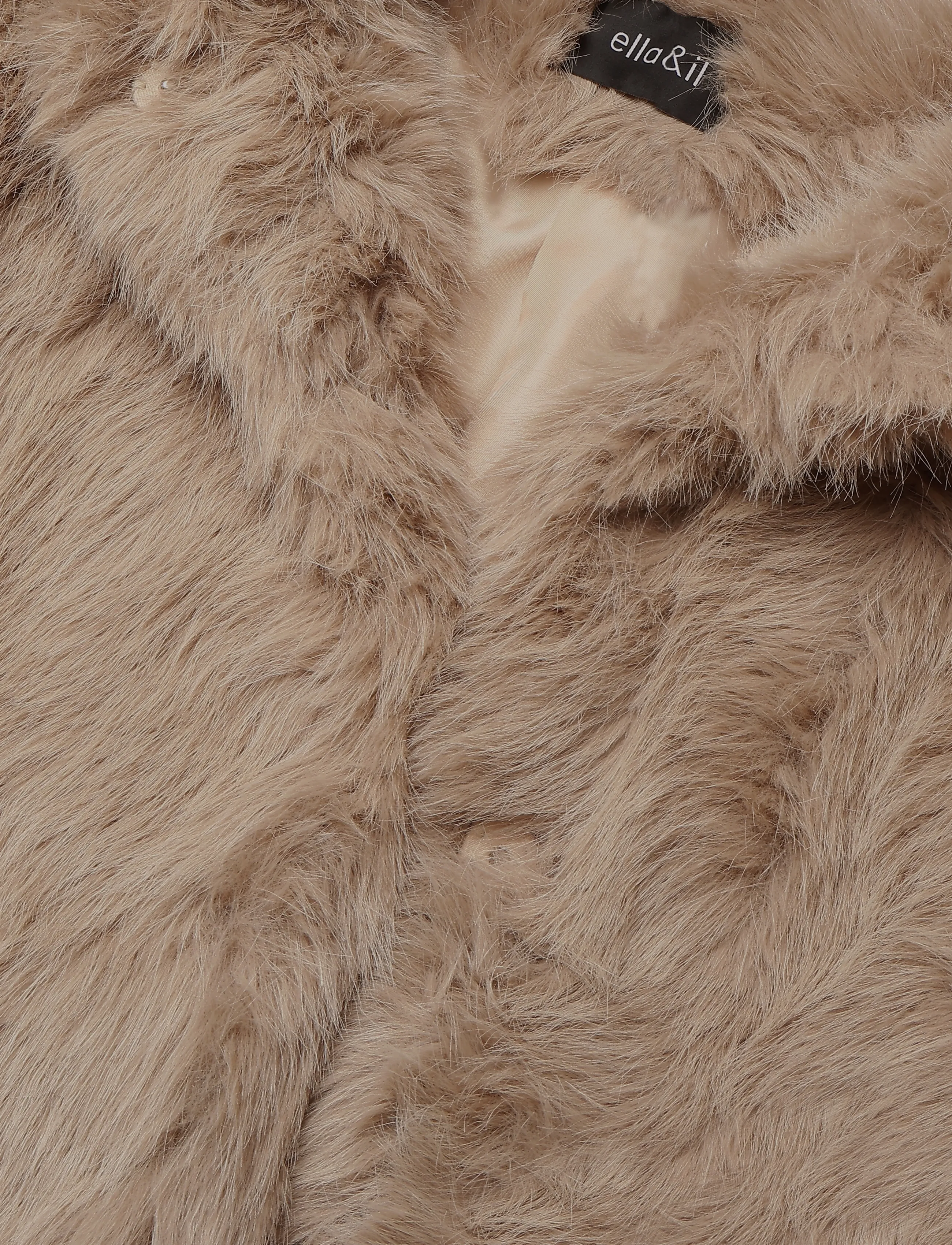 ella&il - Tora Fake Fur Jacket - herbstersparnisse - beige - 2