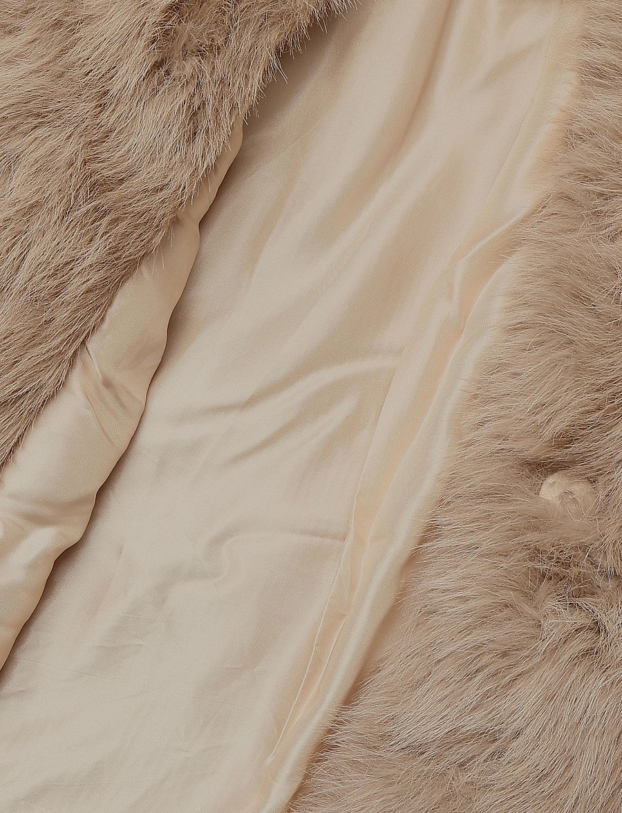 ella&il - Tora Fake Fur Jacket - kunstkarusnahk - beige - 4