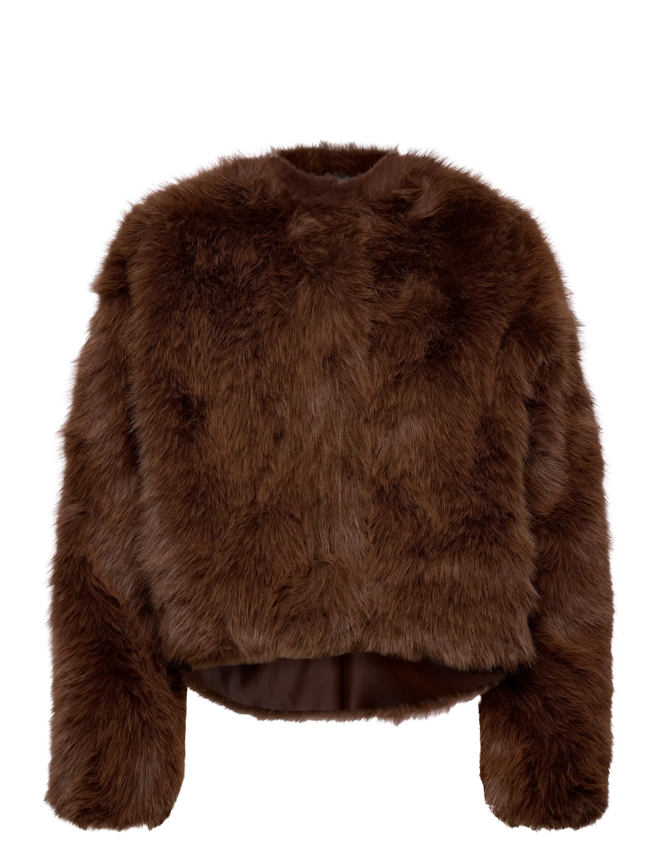 ella&il - Tora Fake Fur Jacket - fuskpäls - brown - 1