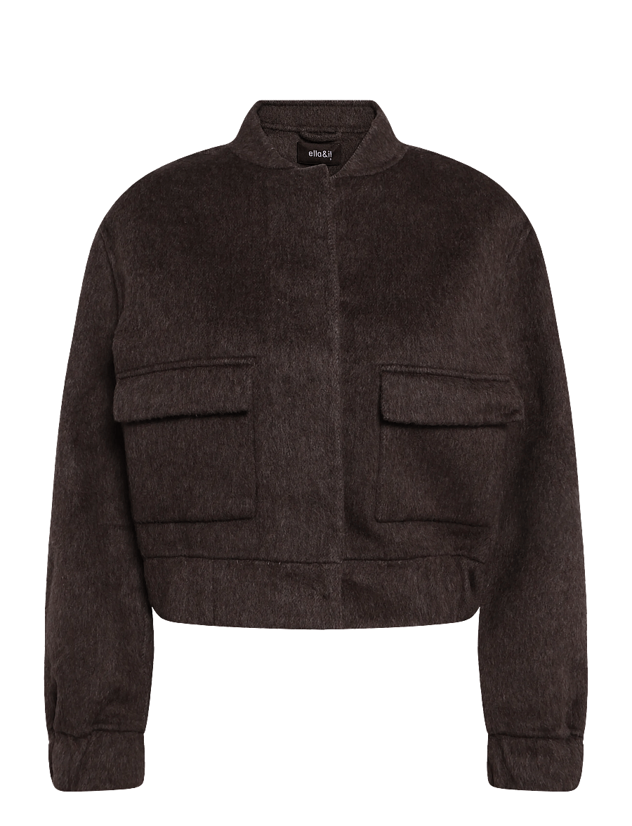 ella&il - Emika Jacket - bomberjacken - dark brown - 1