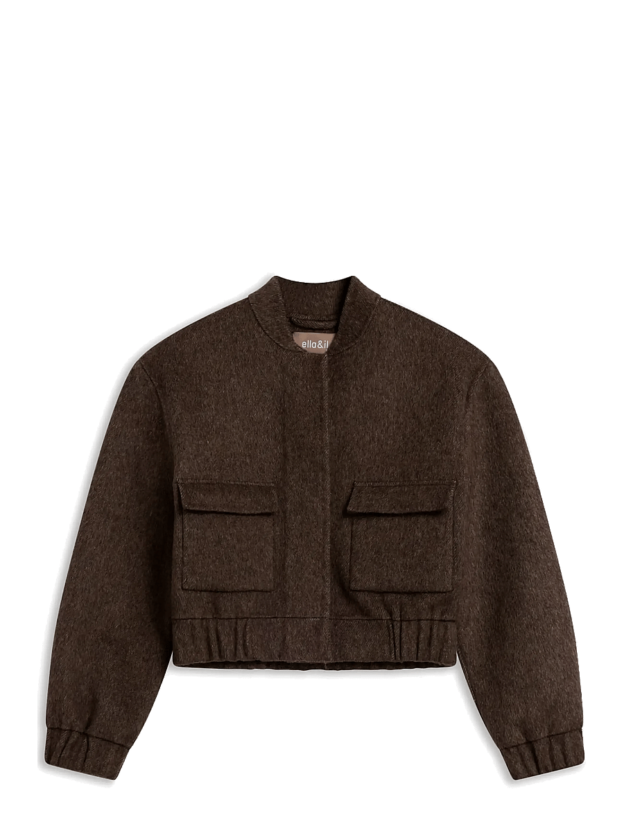 ella&il - Emika Jacket - bomberjakid - dark brown - 1