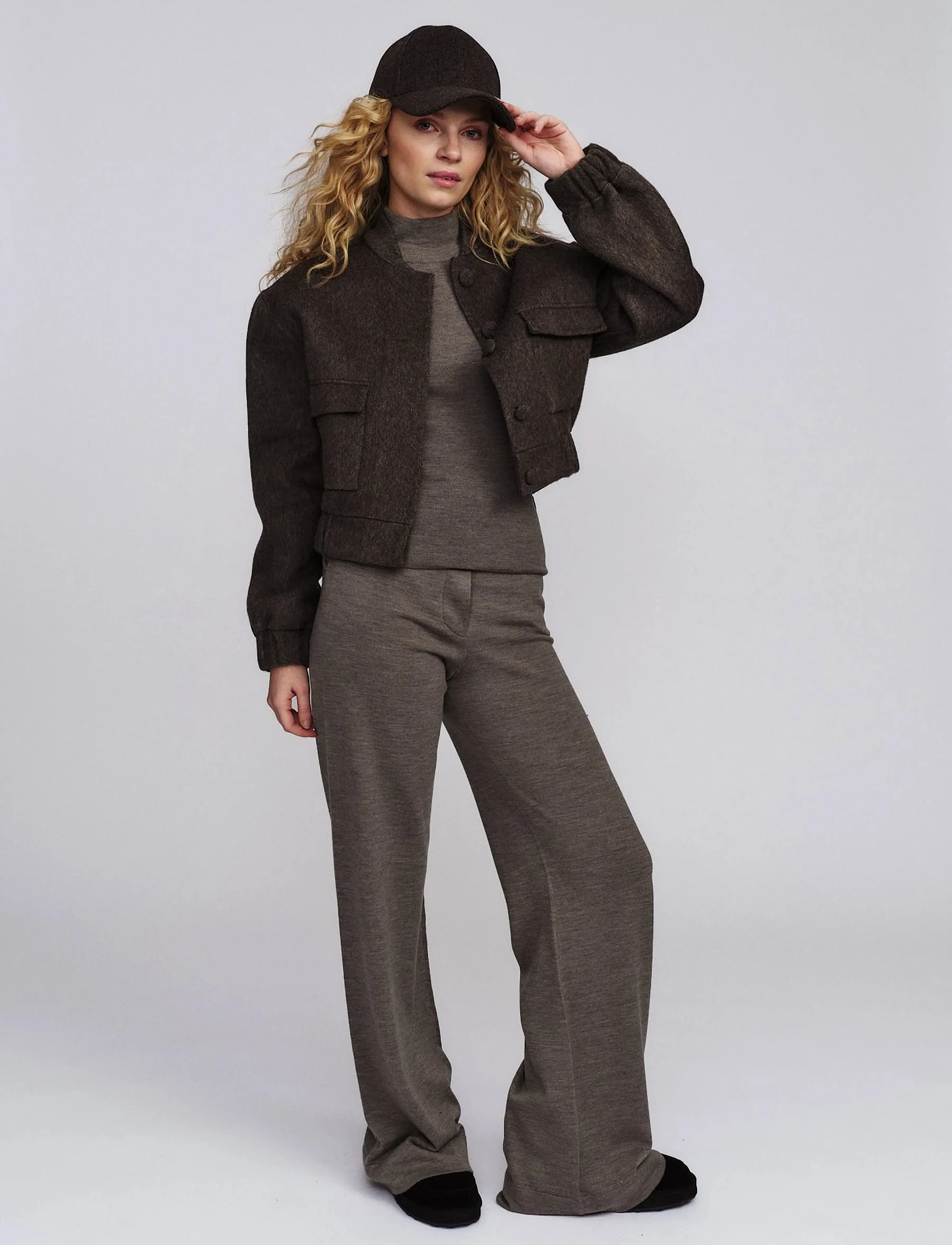 ella&il Emika Jacket - Joped - DARK BROWN / brown