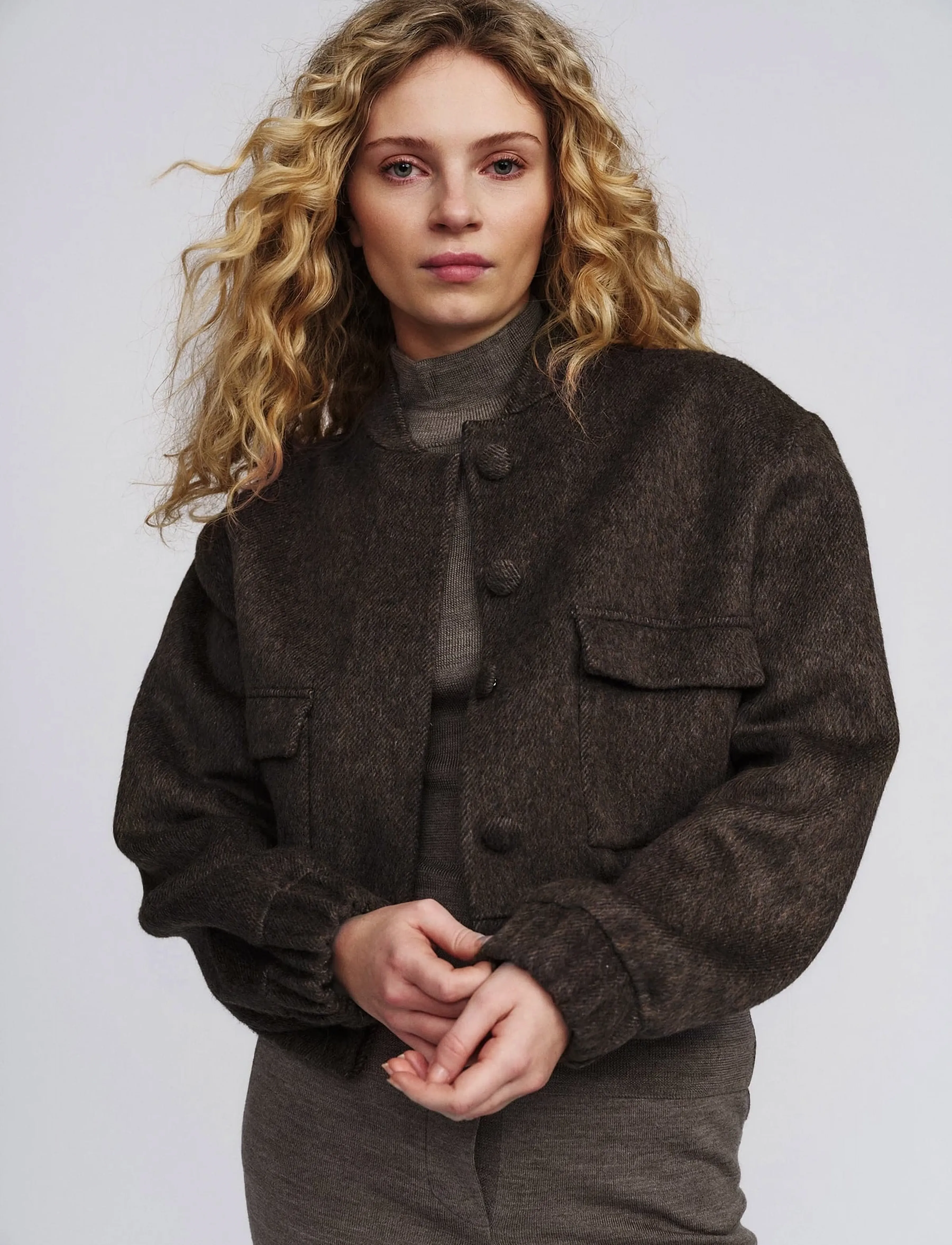 ella&il - Emika Jacket - bomberjakid - dark brown - 2