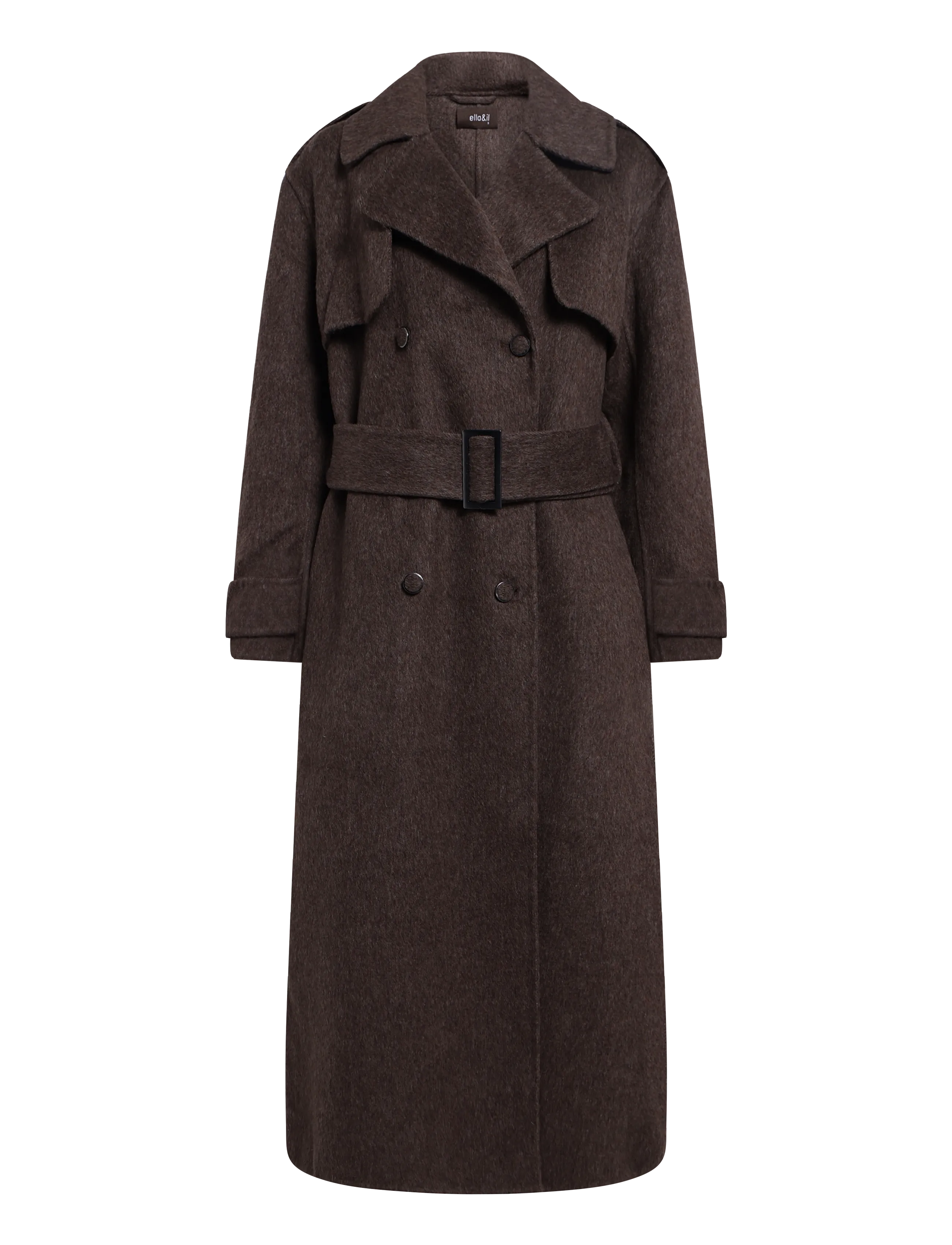 ella&il - Yua Coat - trenchcoats - dark brown - 1